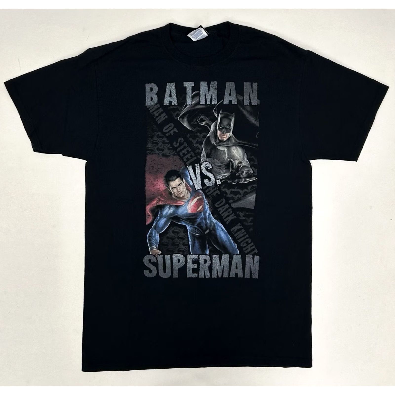 Jerzees Batman Vs Superman Shirt Medium Black 2016 Movie Comic Size US M / EU 48-50 / 2 - 2 Thumbnail