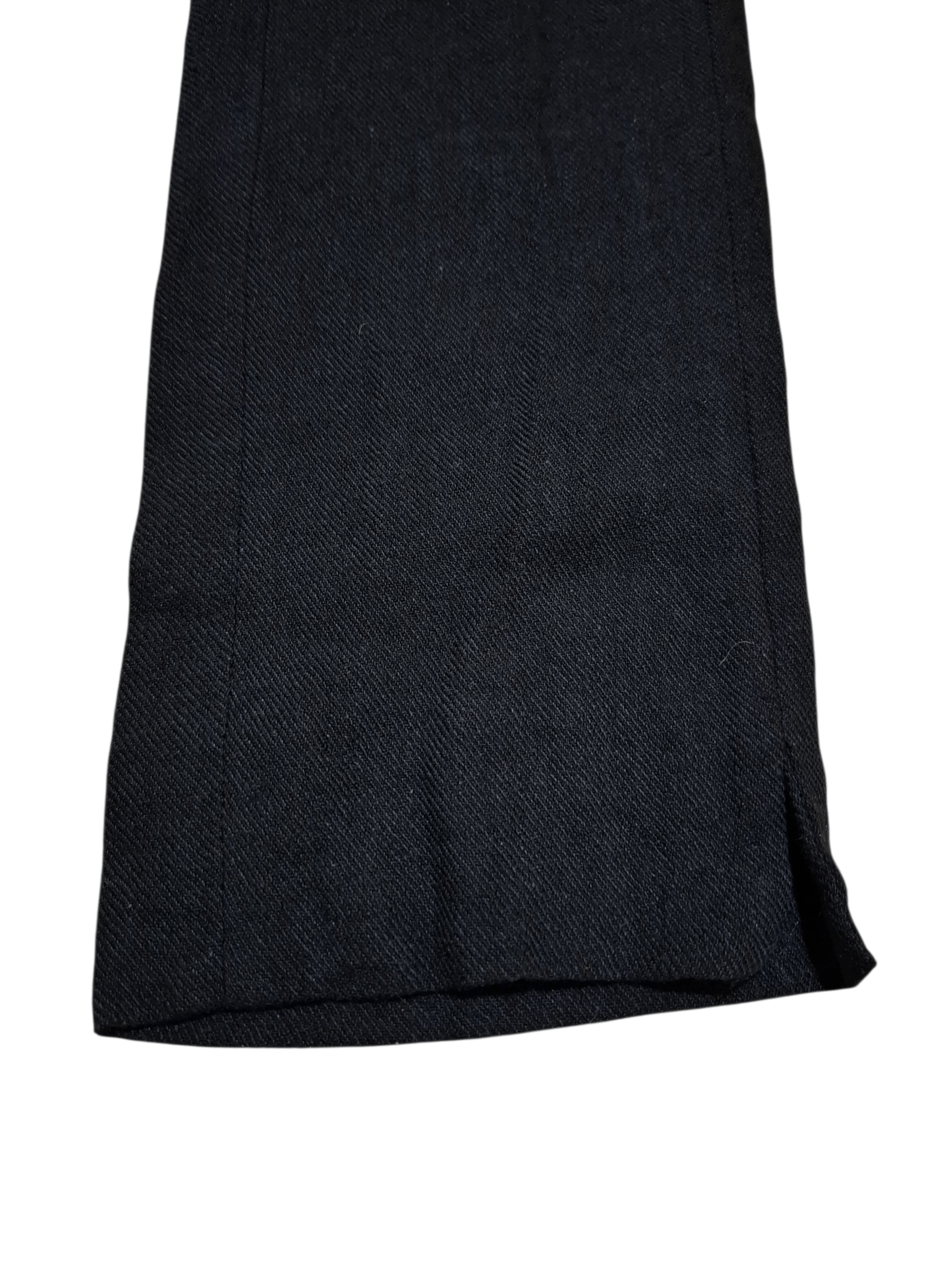 Ann Demeulemeester Ann Demeulemeester Belted Wool-Linen Trousers Size 28" / US 6 / IT 42 - 7 Thumbnail