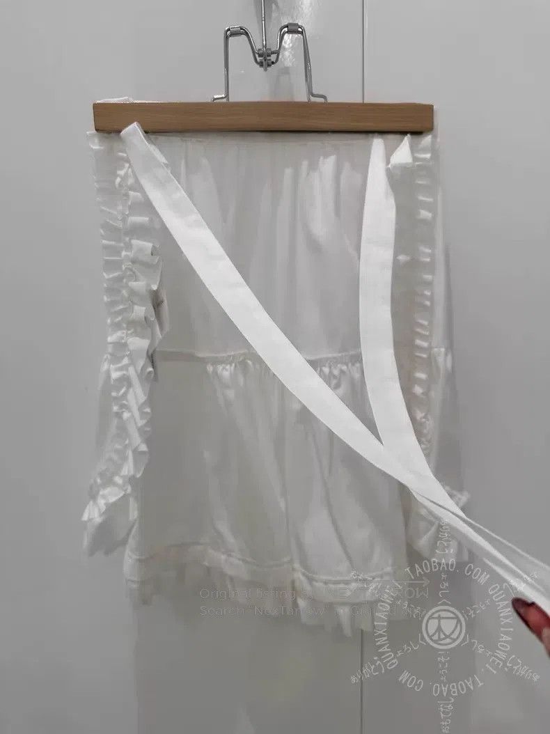 Comme des Garcons Comme des Garcons Size F Lace gathered apron Size 23" - 6 Thumbnail