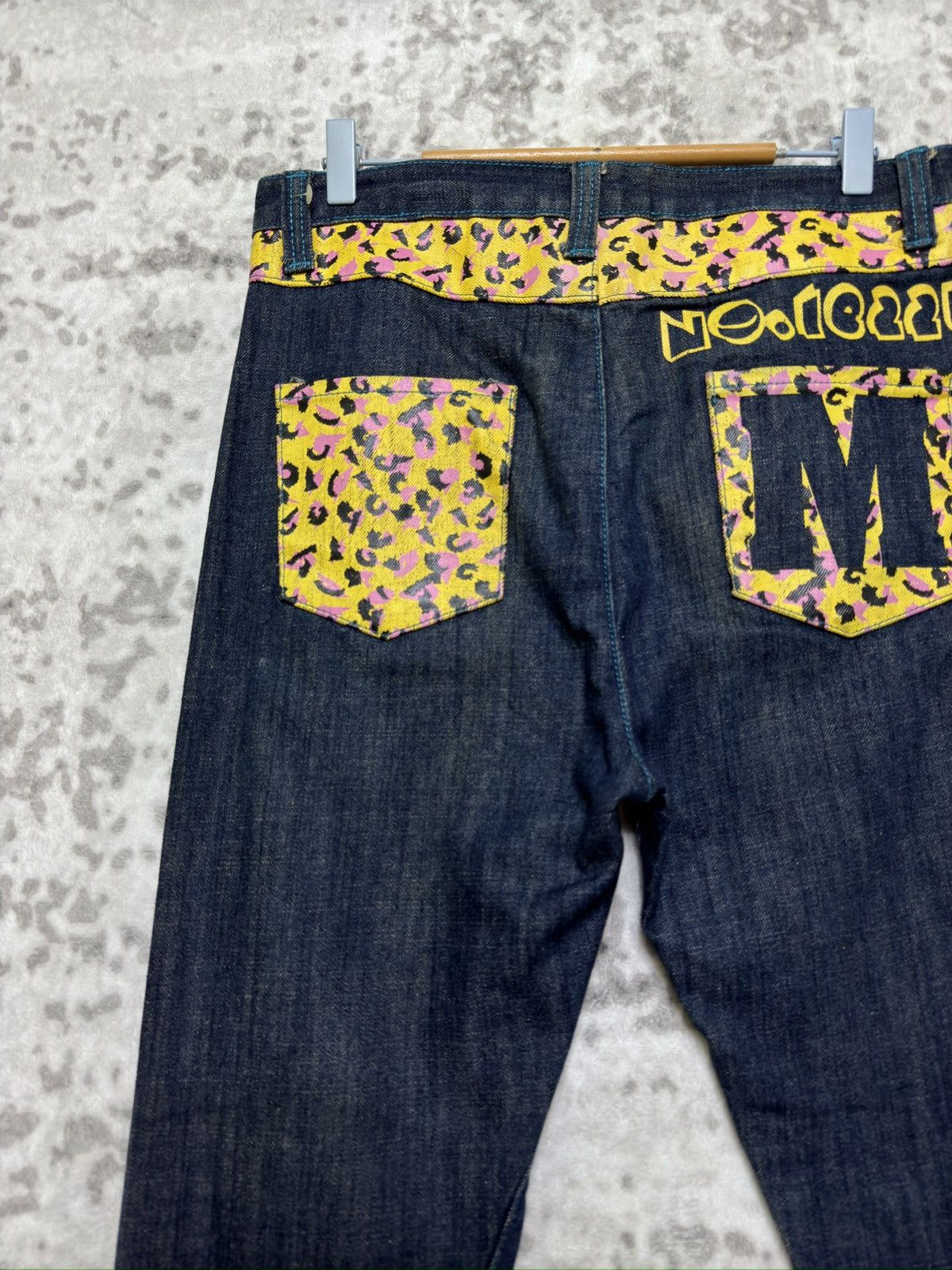 Japanese Brand Vintage CLASH!! MPLQ Daicock Printed Denim Jeans Size US 31 - 8 Thumbnail