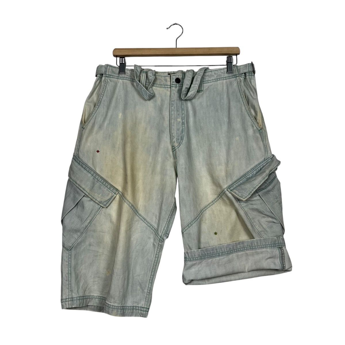 Japanese Brand Vintage Balance Wear Design Short Denim Size US 34 / EU 50 - 11 Thumbnail