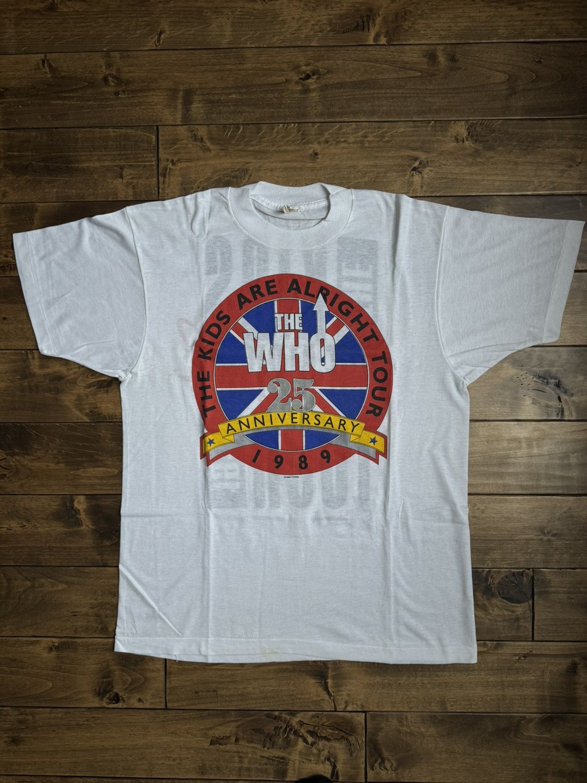 Vintage Vintage 80s The Who Band Tee Single Stitch Screen Stars Size US L / EU 52-54 / 3 - 1 Thumbnail