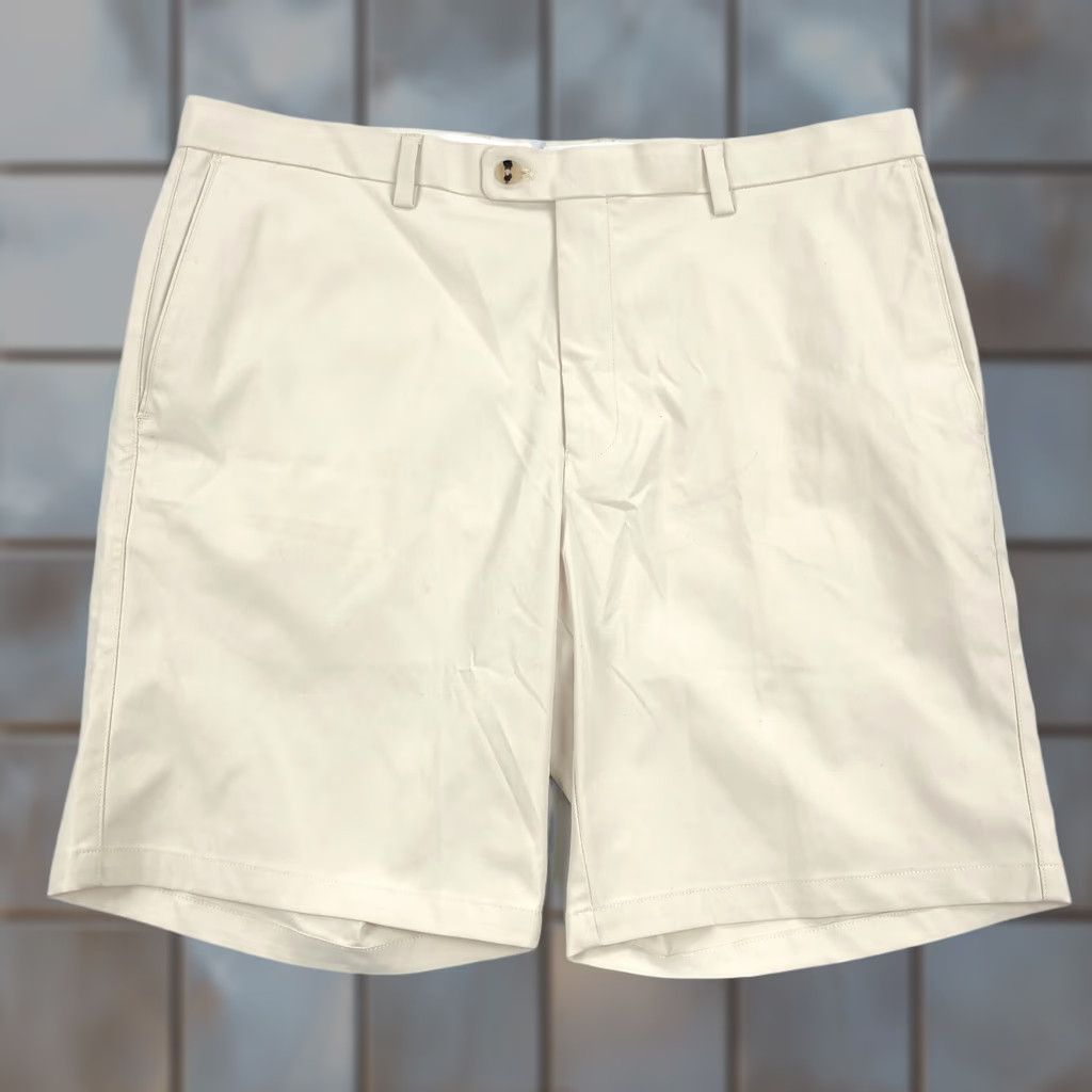 Vintage Dunhill Golf Shorts Mens 38 Beige Gripper Performance Chino Polyester Size US 38 / EU 54 - 1 Thumbnail
