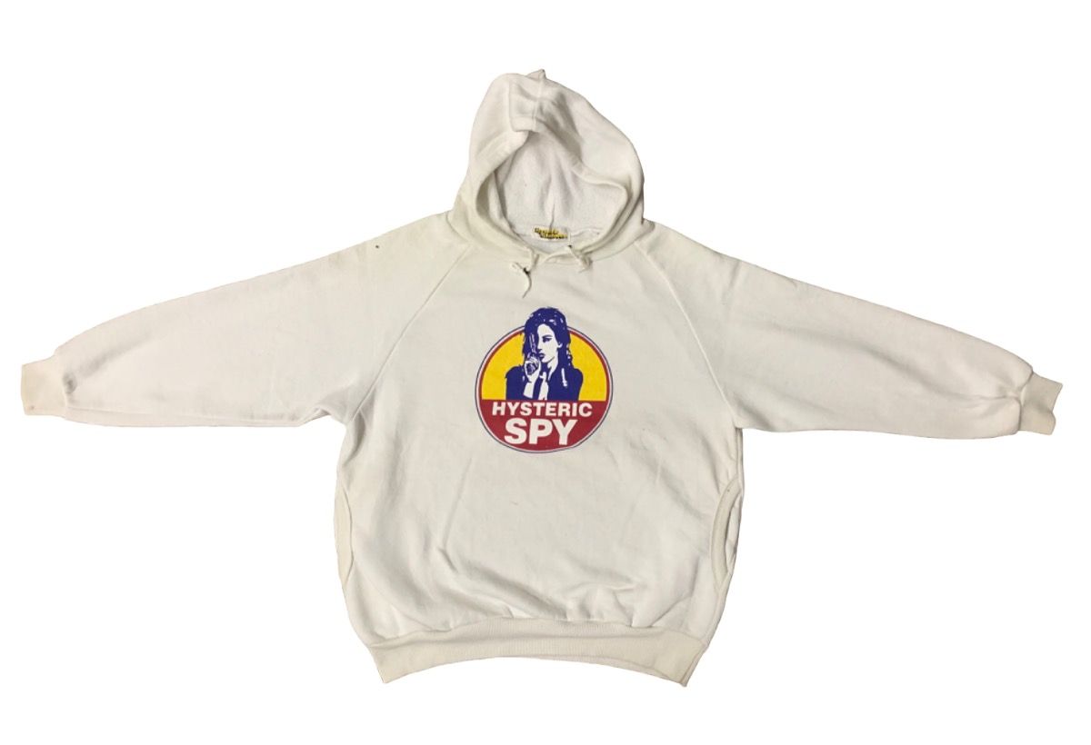 Pre-owned Hysteric Glamour X Vintage 90's Hysteric Glamour Spy Hoodie In White