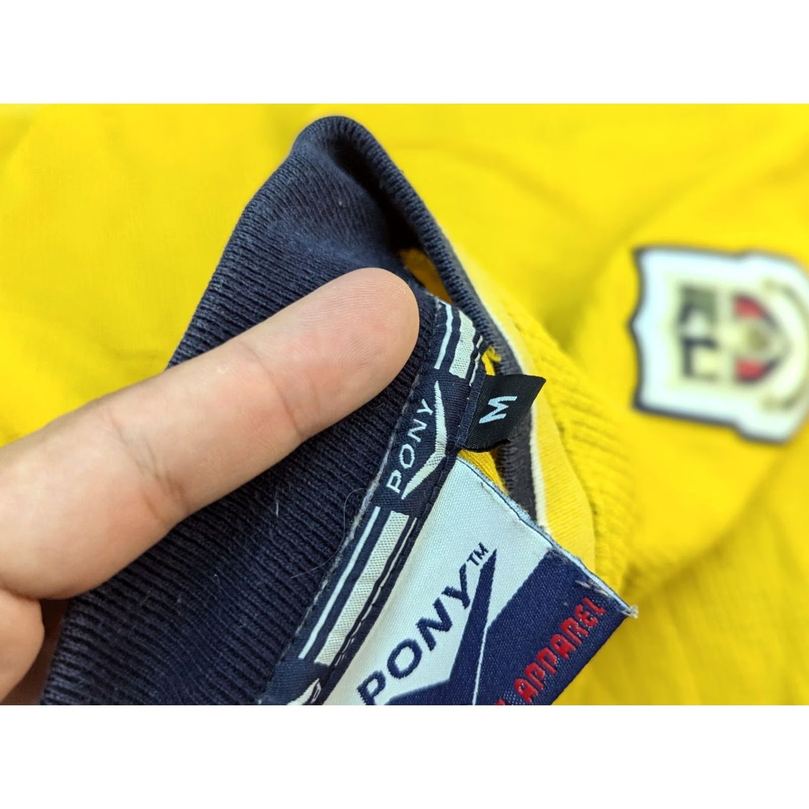 PONY Tottenham Hotspur 1997-1998 Training Jersey Mens Medium Pony Yellow Adult Shirt Size US M / EU 48-50 / 2 - 4 Thumbnail
