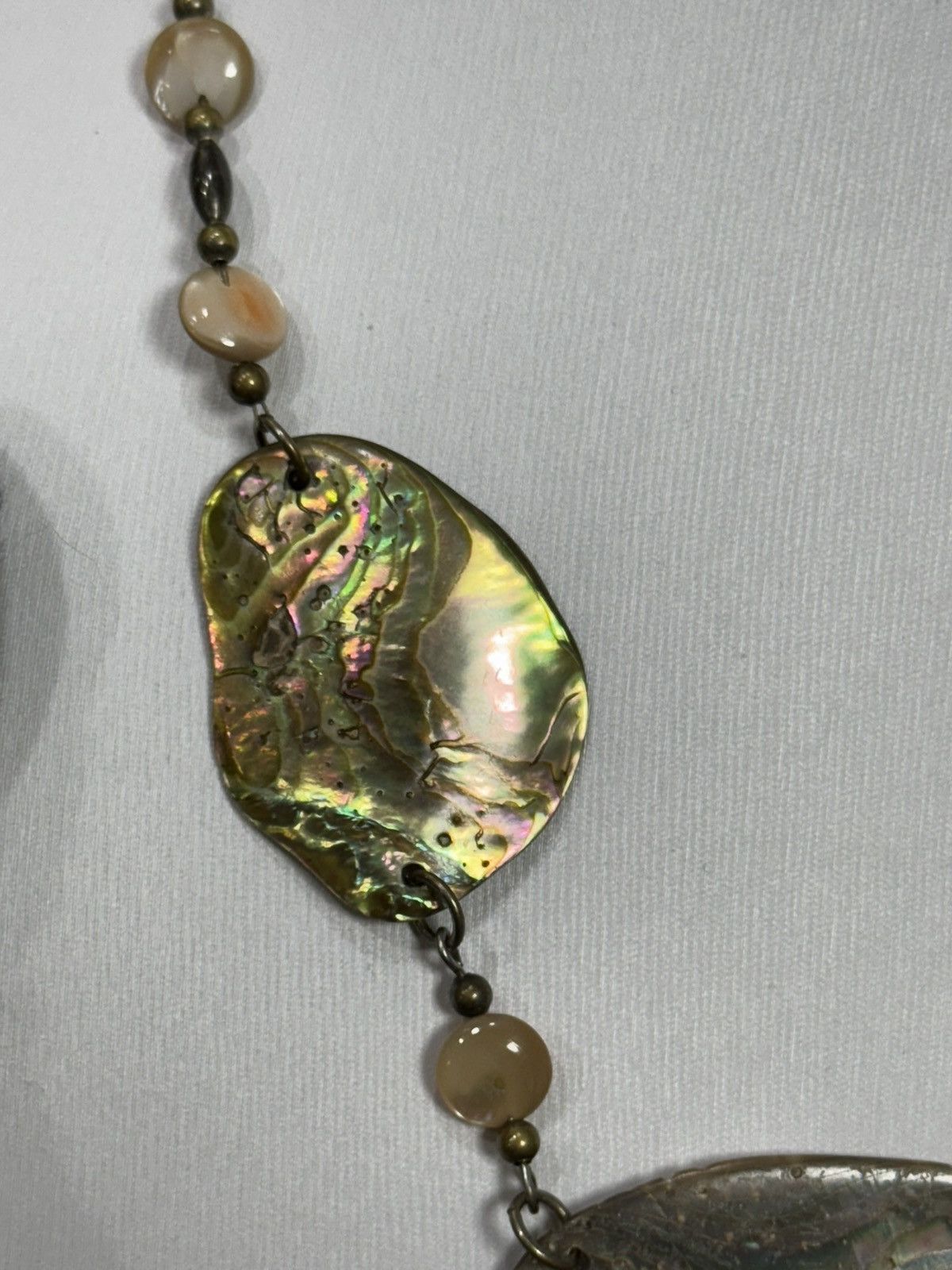Vintage Vintage freshwater abalone Necklace Size ONE SIZE - 15 Thumbnail