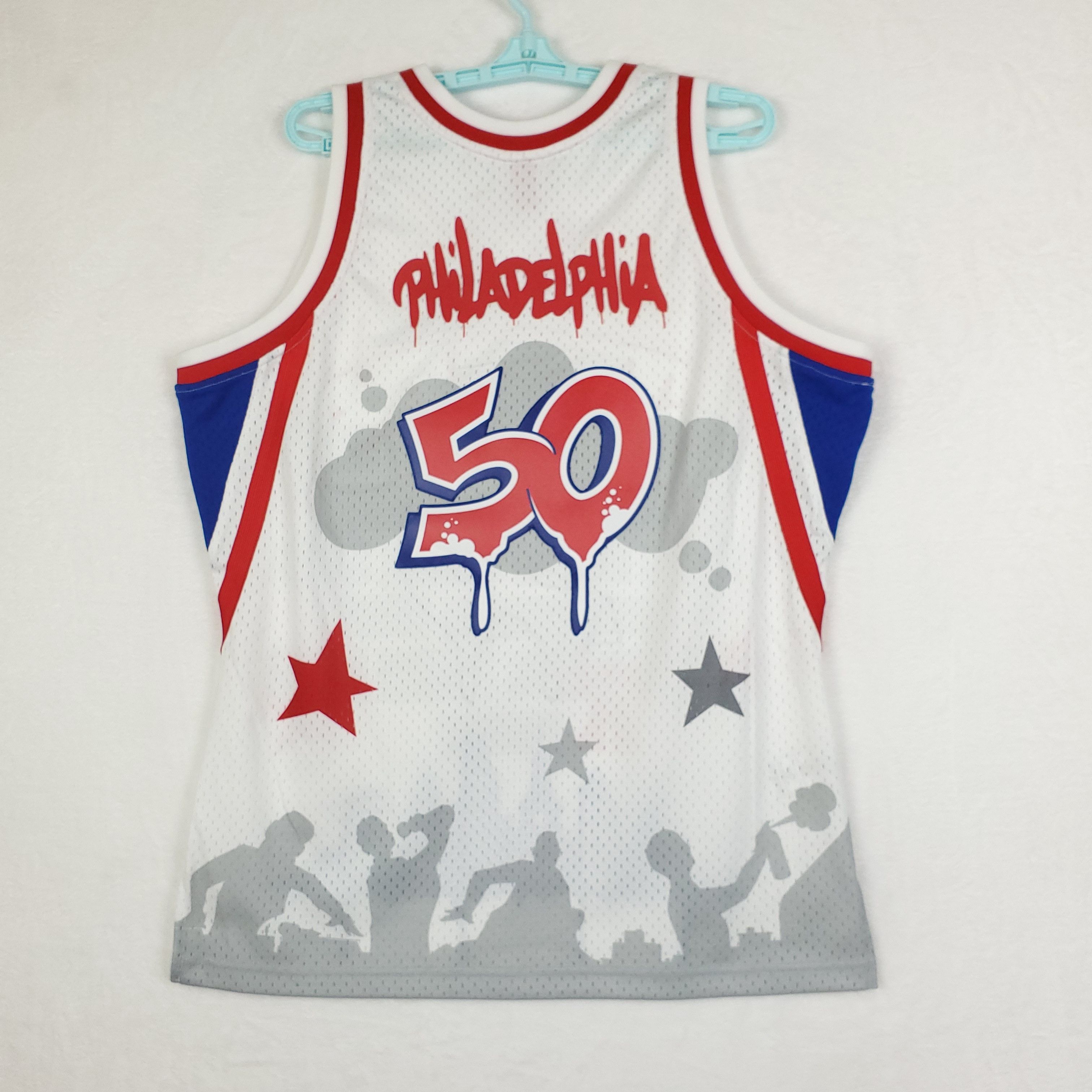 Mitchell & Ness Philadelphia 76ers Tats Cru Mitchell & Ness NBA Jersey Large Size US L / EU 52-54 / 3 - 7 Thumbnail