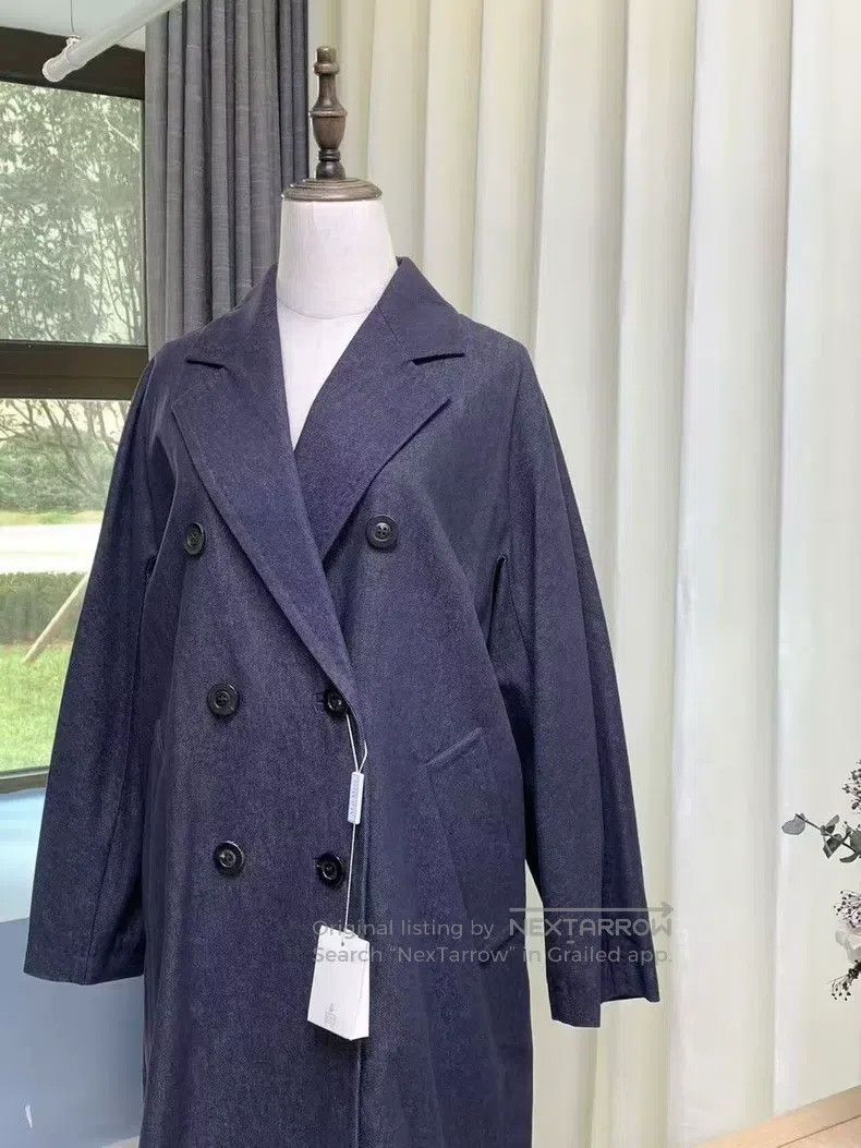 Max Mara Max Mara Classic Denim Coat Size XS / US 0-2 / IT 36-38 - 3 Thumbnail