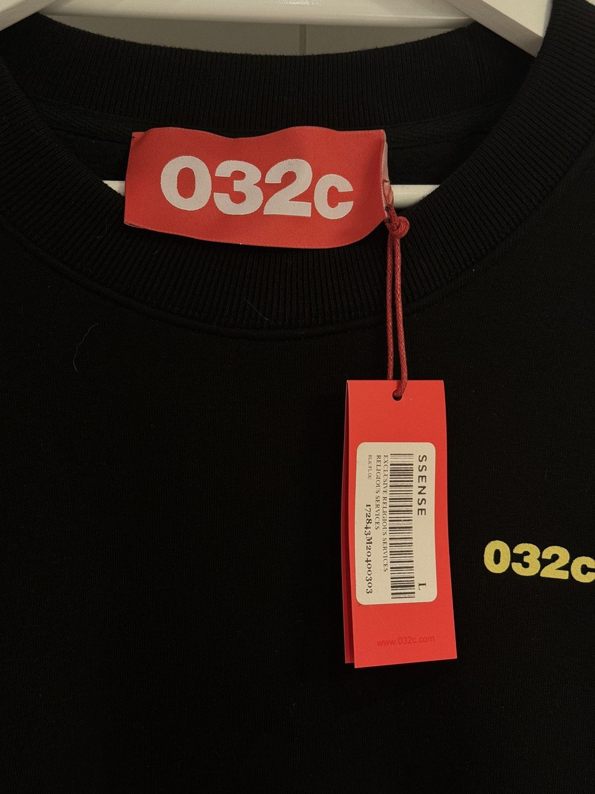 032c 032c x SSENSE Chabanel “Religious Services” Crew-Neck Size US L / EU 52-54 / 3 - 4 Thumbnail