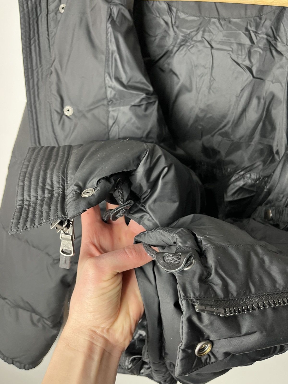 Polo Ralph Lauren Vintage Black Puffer Polo Raplh Lauren Size US L / EU 52-54 / 3 - 5 Thumbnail