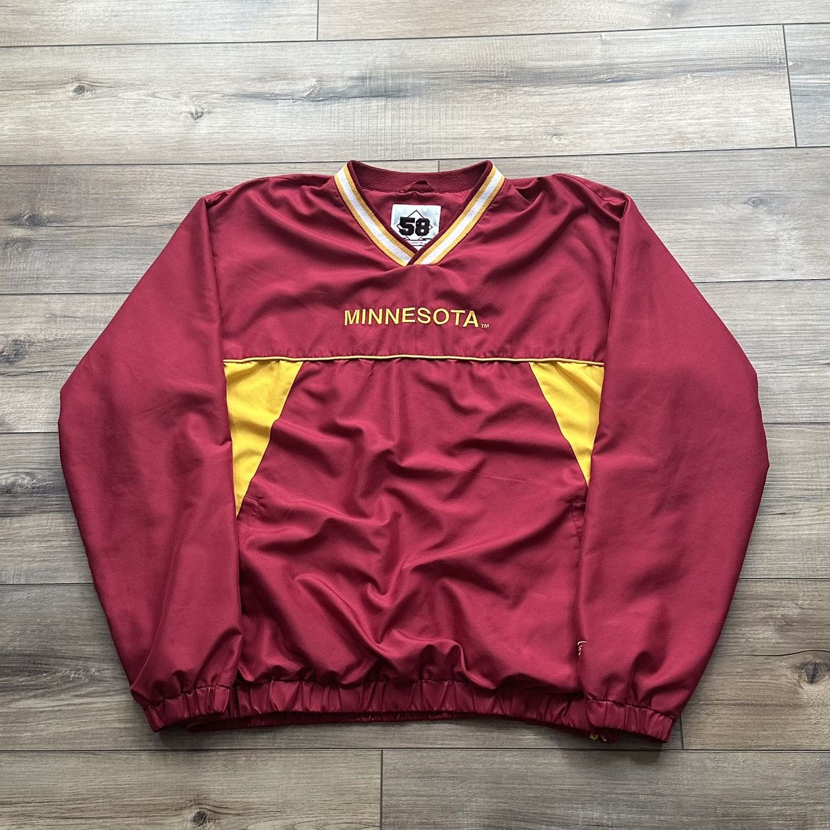 Other Vintage 90s Minnesota Golden Gophers Windbreaker Pullover Size US L / EU 52-54 / 3 - 1 Thumbnail