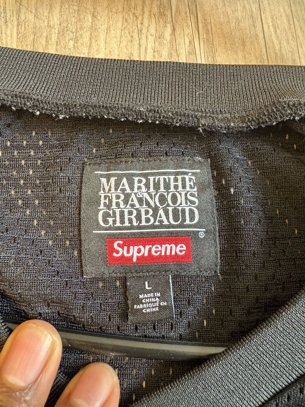 Supreme Supreme Marithe Francois Girbaud Hockey Jersey Large SS24 Size US L / EU 52-54 / 3 - 4 Thumbnail