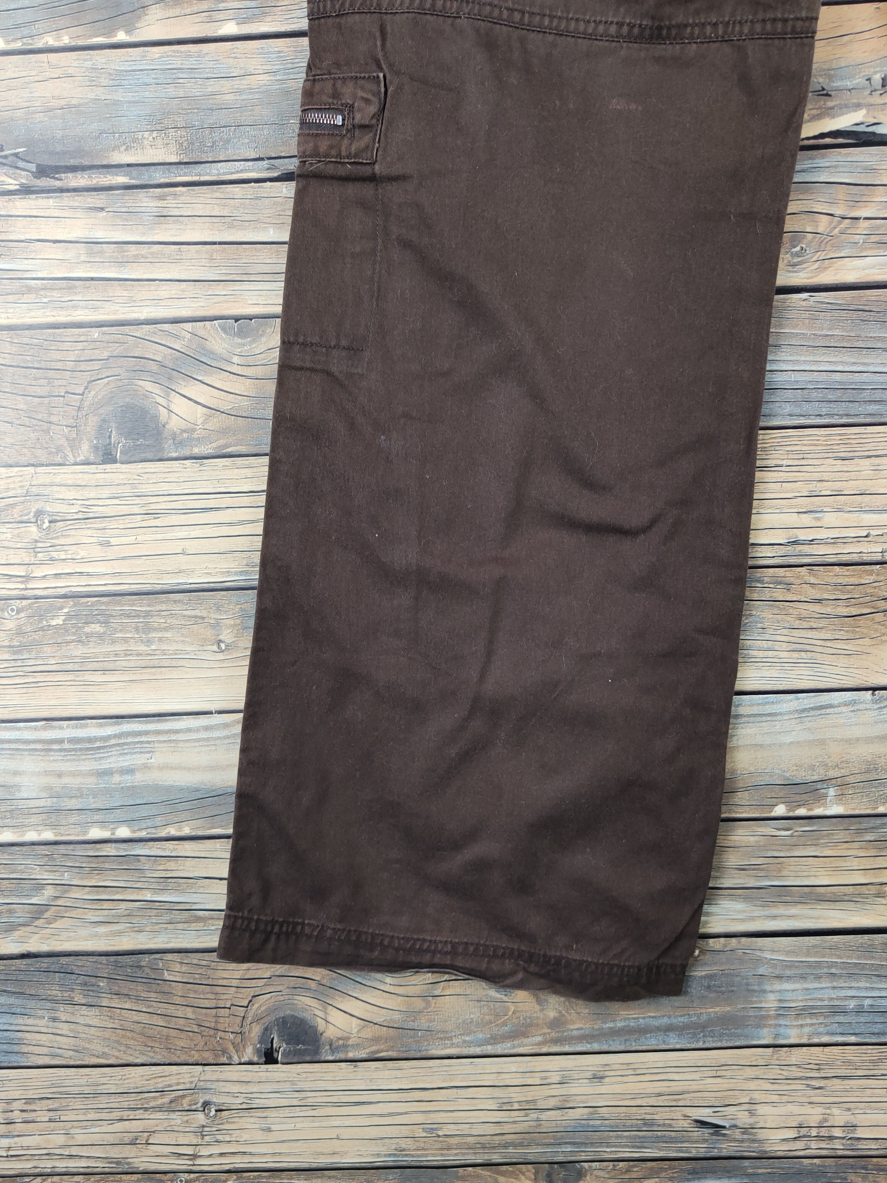 Other DL Natural Reflections Brown Multipocket Cargo Pants #943 Size 36" / US 14 / IT 50 - 9 Thumbnail