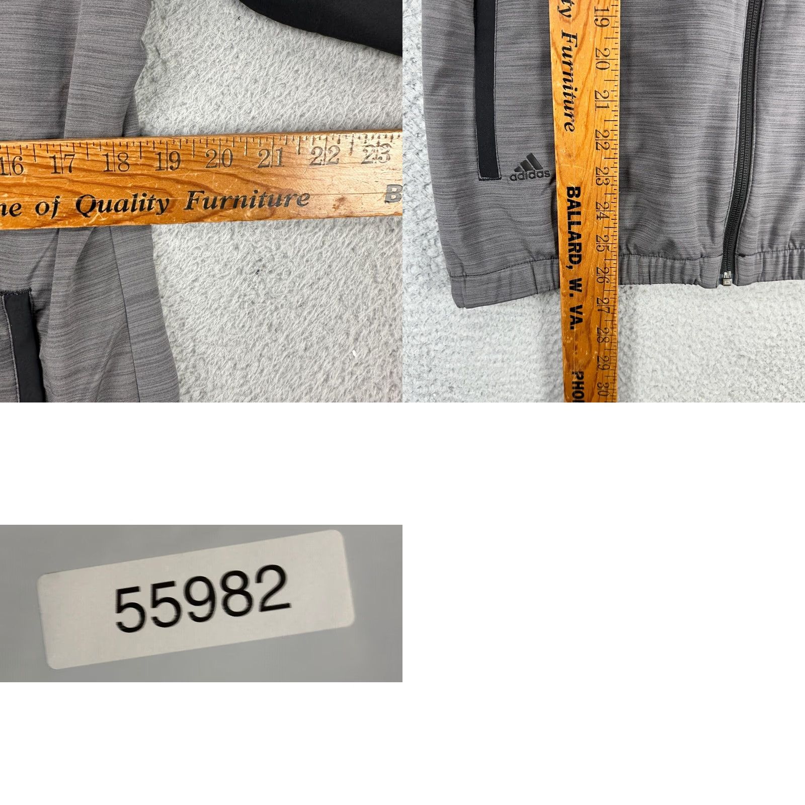Adidas Adidas Jacket Womens Large Grey Colorblock Windbreaker Golf Full Zip Outdoor NEW Size L / US 10 / IT 46 - 8 Thumbnail