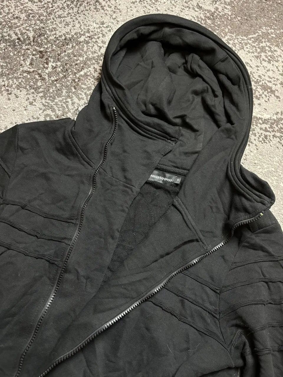 If Six Was Nine × Vintage Vintage Y2K Asymmetrical Owens Style Metal Wire Hood Hoodie Size US M / EU 48-50 / 2 - 4 Thumbnail