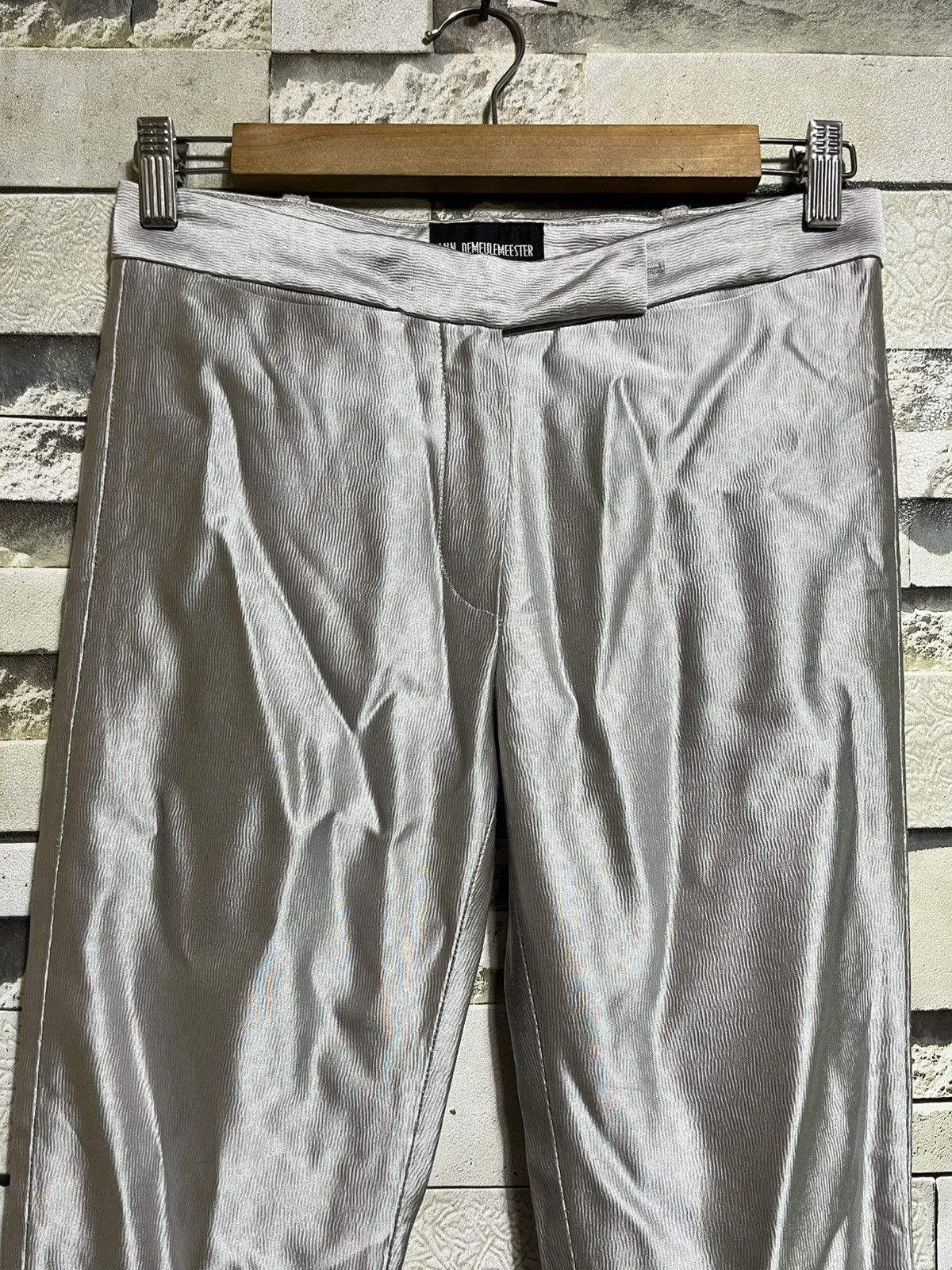 Ann Demeulemeester ANN DEMEULEMEESTER SILK HELM TROUSER Size 29" - 2 Thumbnail