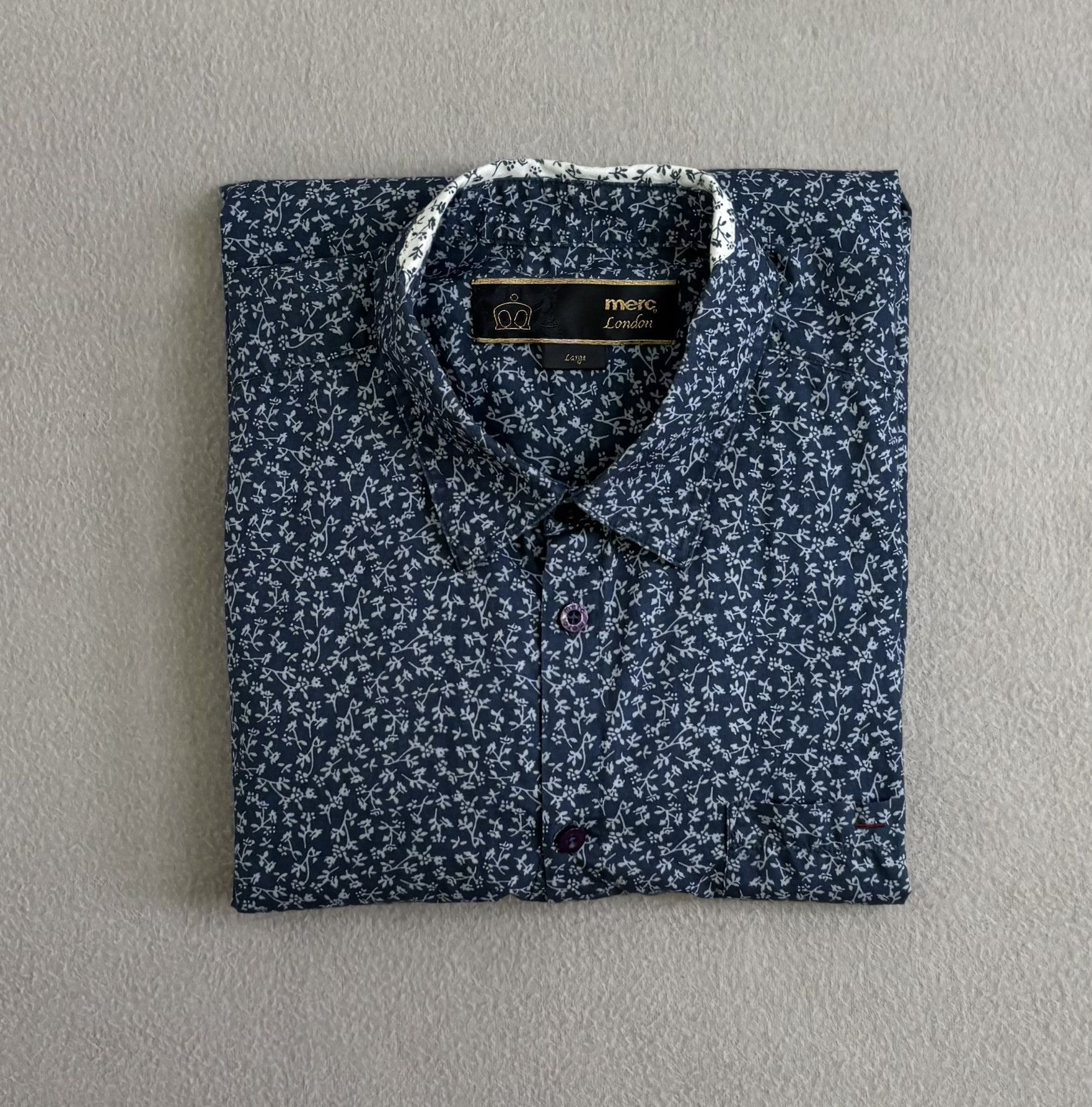 Merc Merc London shirt size L Size US L / EU 52-54 / 3 - 13 Thumbnail