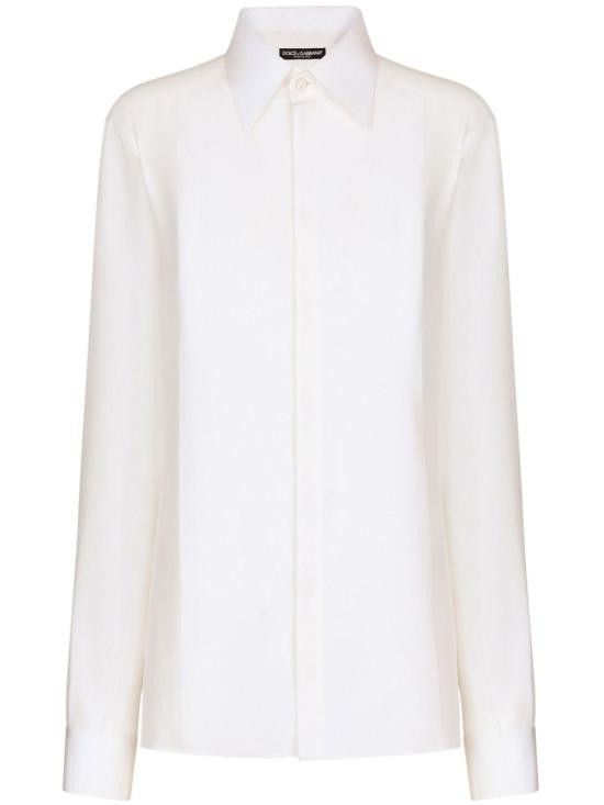 Dolce & Gabbana DOLCE & GABBANA Women Shirts F5R36T FU1UQW0111 White Size M / US 6-8 / IT 42-44 - 1 Thumbnail