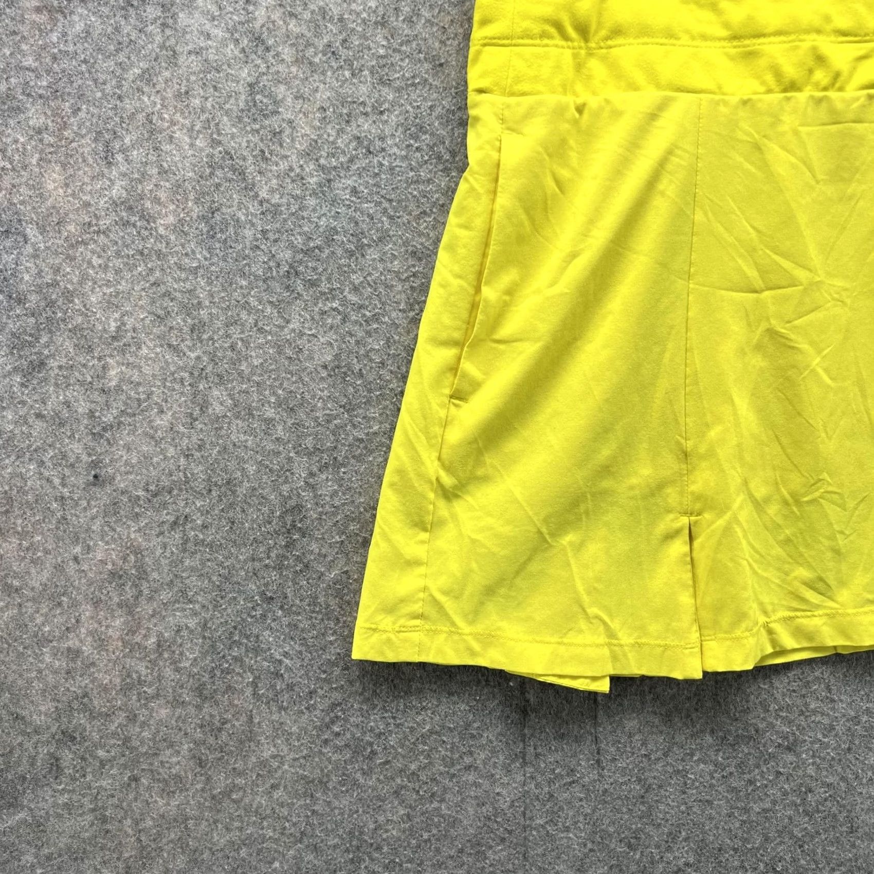 Oakley Oakley Skort Women Small Yellow Athletic Training Gym Polyester Blended Fabric Short Skirt Size 28" / US 6 / IT 42 - 4 Thumbnail