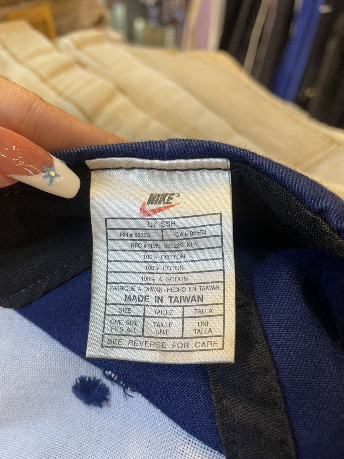 Nike Vintage Nike Spell Out Cap Size ONE SIZE - 8 Thumbnail