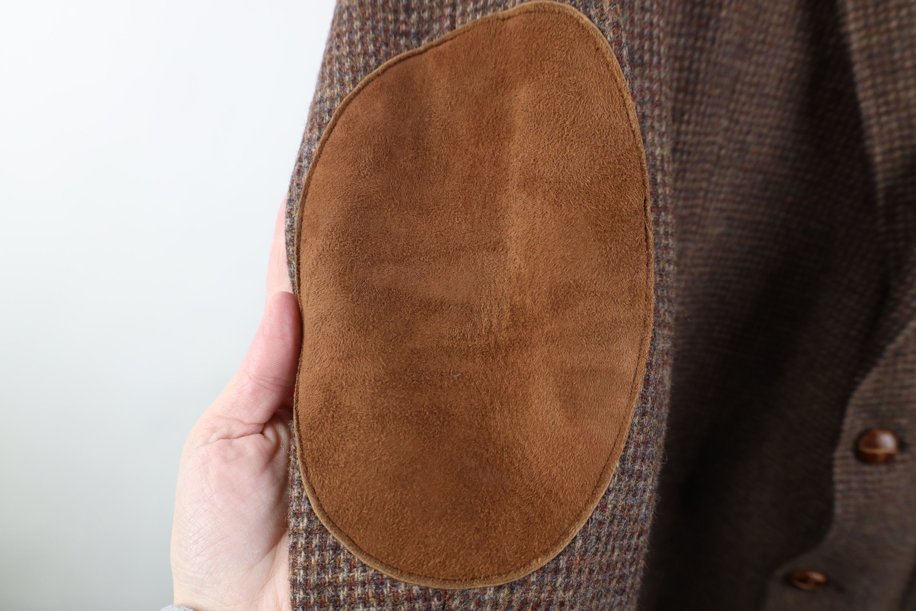 Vintage Vintage 70s Suede Elbow Patch Suit Coat Blazer Jacket USA Size US XXL / EU 58 / 5 - 5 Thumbnail