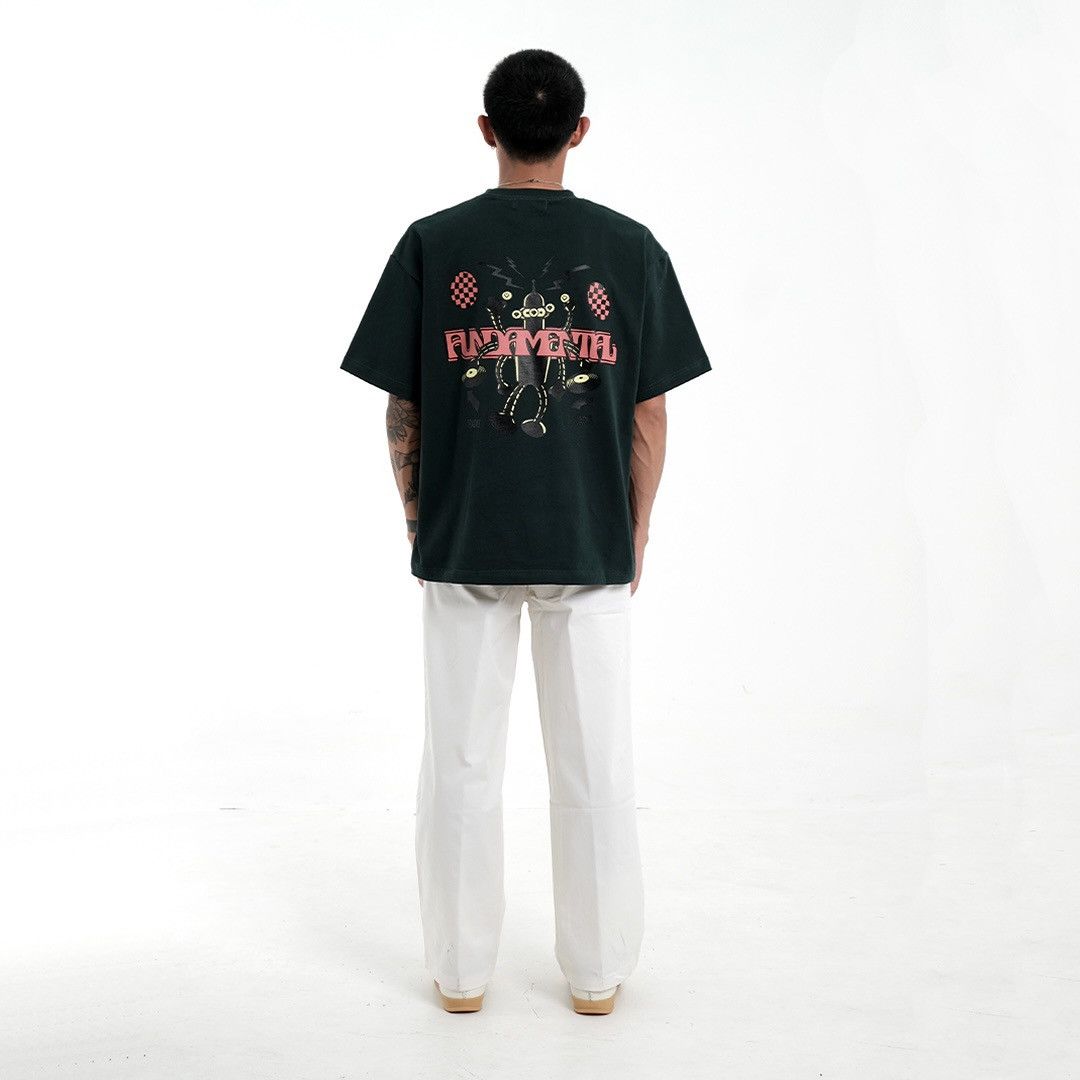 Other Fundamental Faded Love Circuit Boxyfit Tshirt 350GSM Size US XL / EU 56 / 4 - 6 Thumbnail