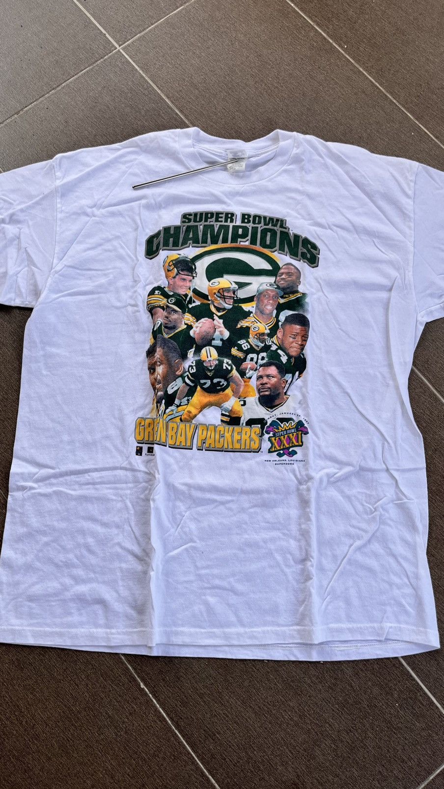 Starter Vintage NFL GREEN BAY PACKERS SUPER BOWL Size US XL / EU 56 / 4 - 1 Thumbnail