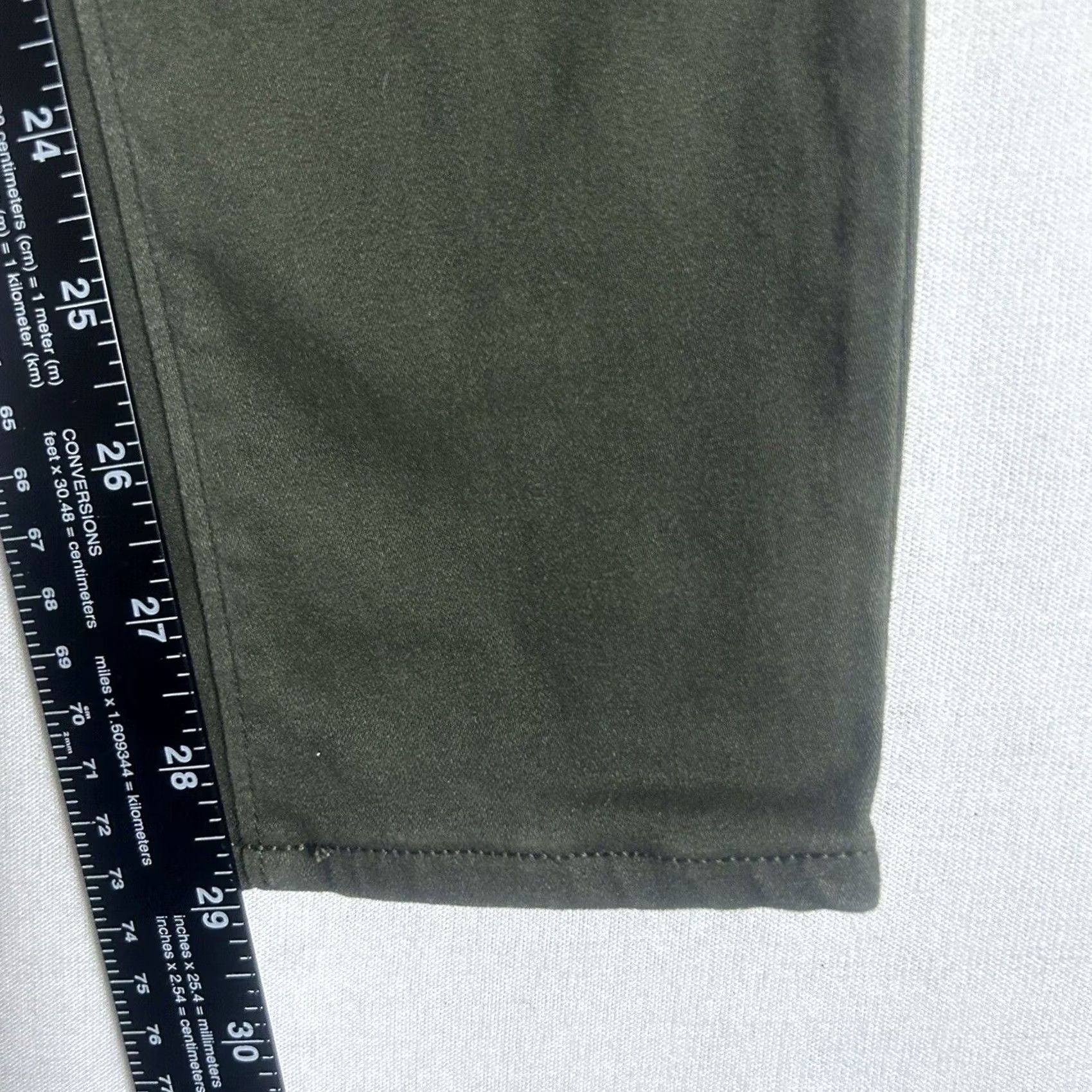 Old Navy Old Navy Jeans Women's Size 2 Regular Green Skinny Mid Rise Zip Button Pants Size 26" / US 2 / IT 38 - 6 Thumbnail