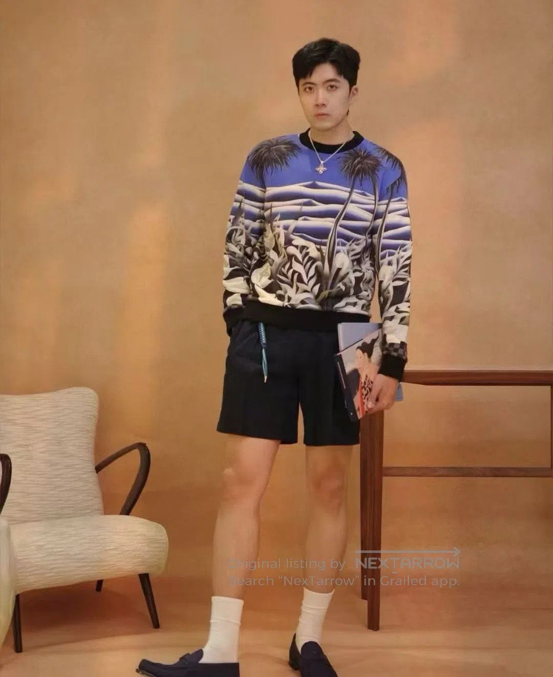 Louis Vuitton Louis Vuitton SS24 Graphic Print Crewneck Sweatshirt. Size US L / EU 52-54 / 3 - 9 Thumbnail
