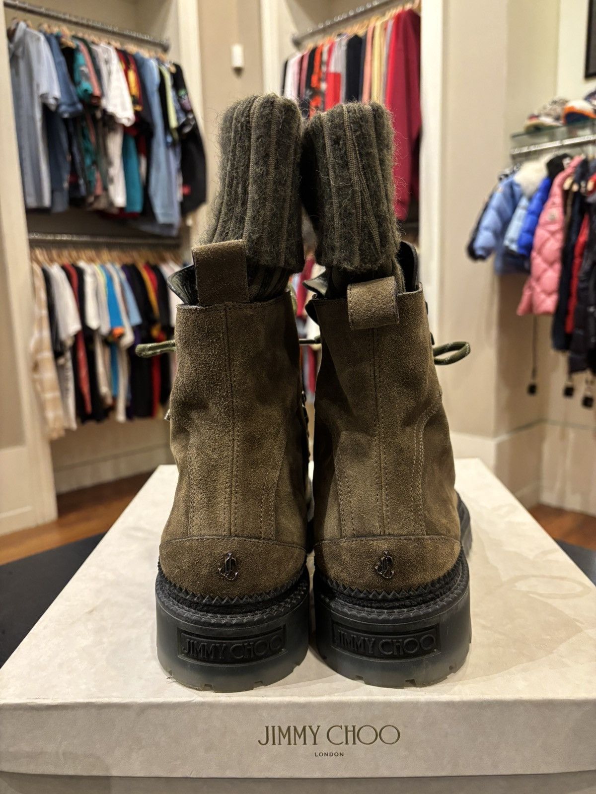 Jimmy Choo Jimmy Choo Chike Suede Boot Size US 12 / EU 45 - 3 Thumbnail