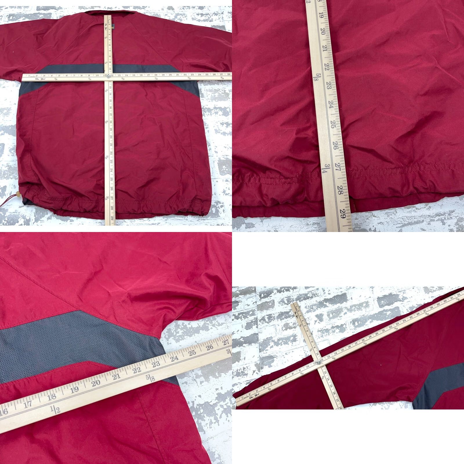 Nike VINTAGE Nike Jacket Men Large Maroon Y2K 2000s Track Suit Windbreaker Warm Up Size 42R - 9 Thumbnail