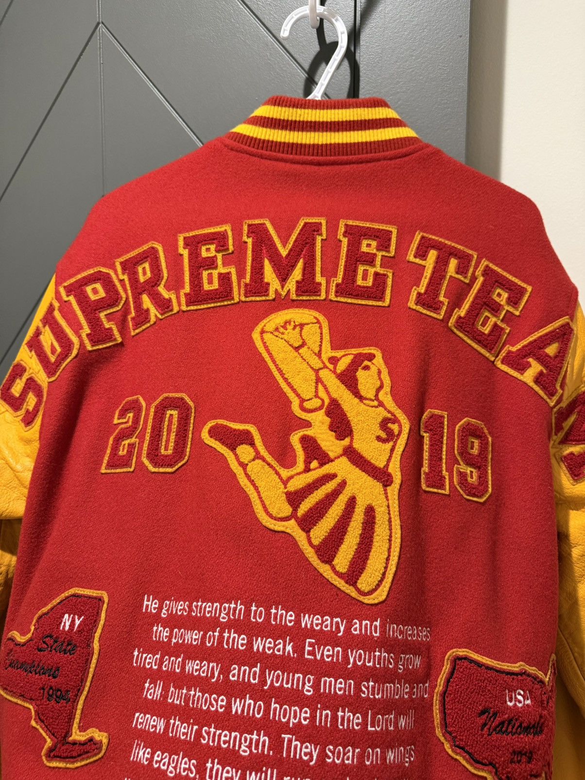 Supreme Supreme Team Varsity Jacket FW19 Size US M / EU 48-50 / 2 - 5 Thumbnail