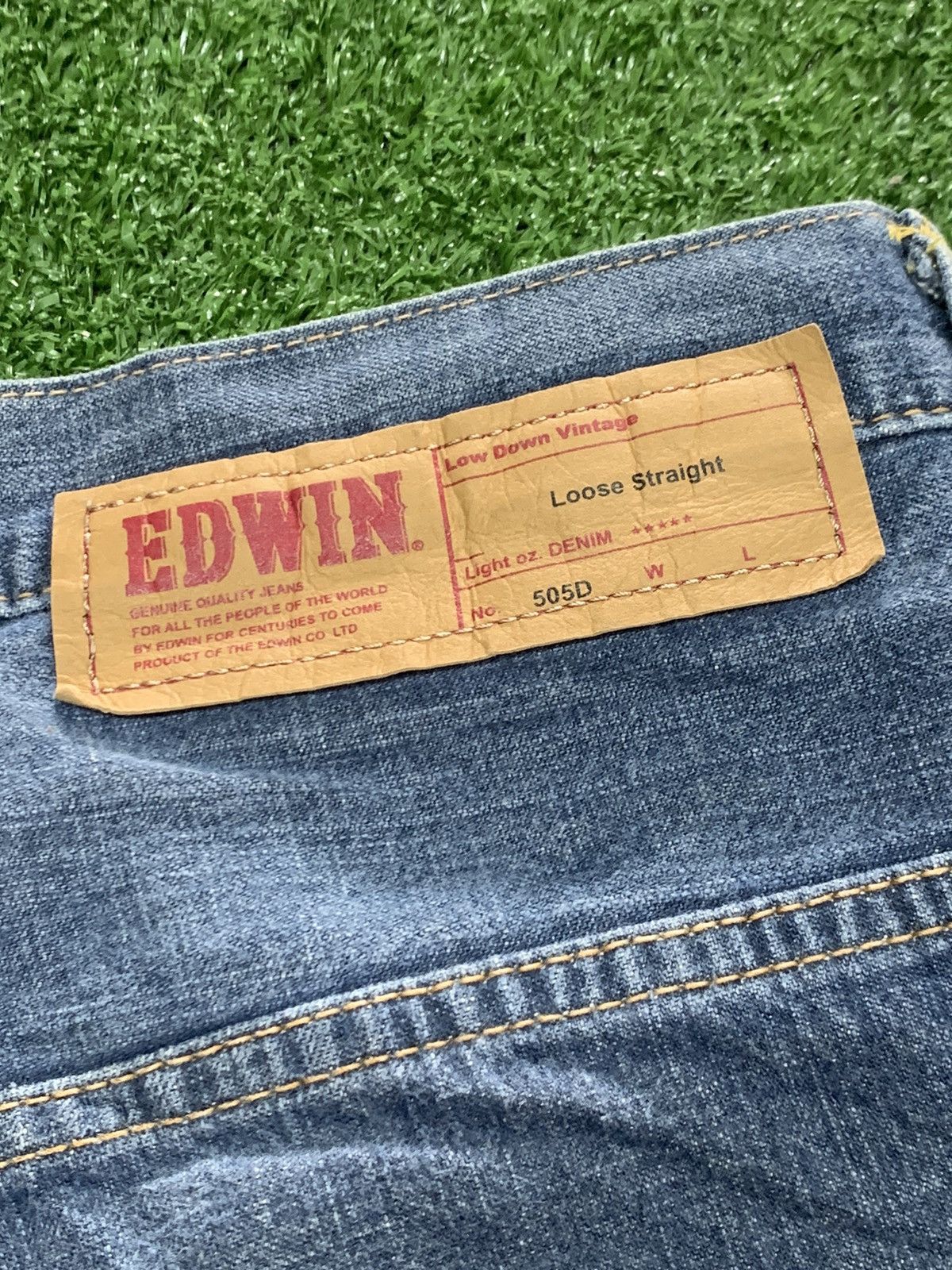 Edwin Loose straight EDWIN 505D Selvedge. Size US 31 - 14 Thumbnail