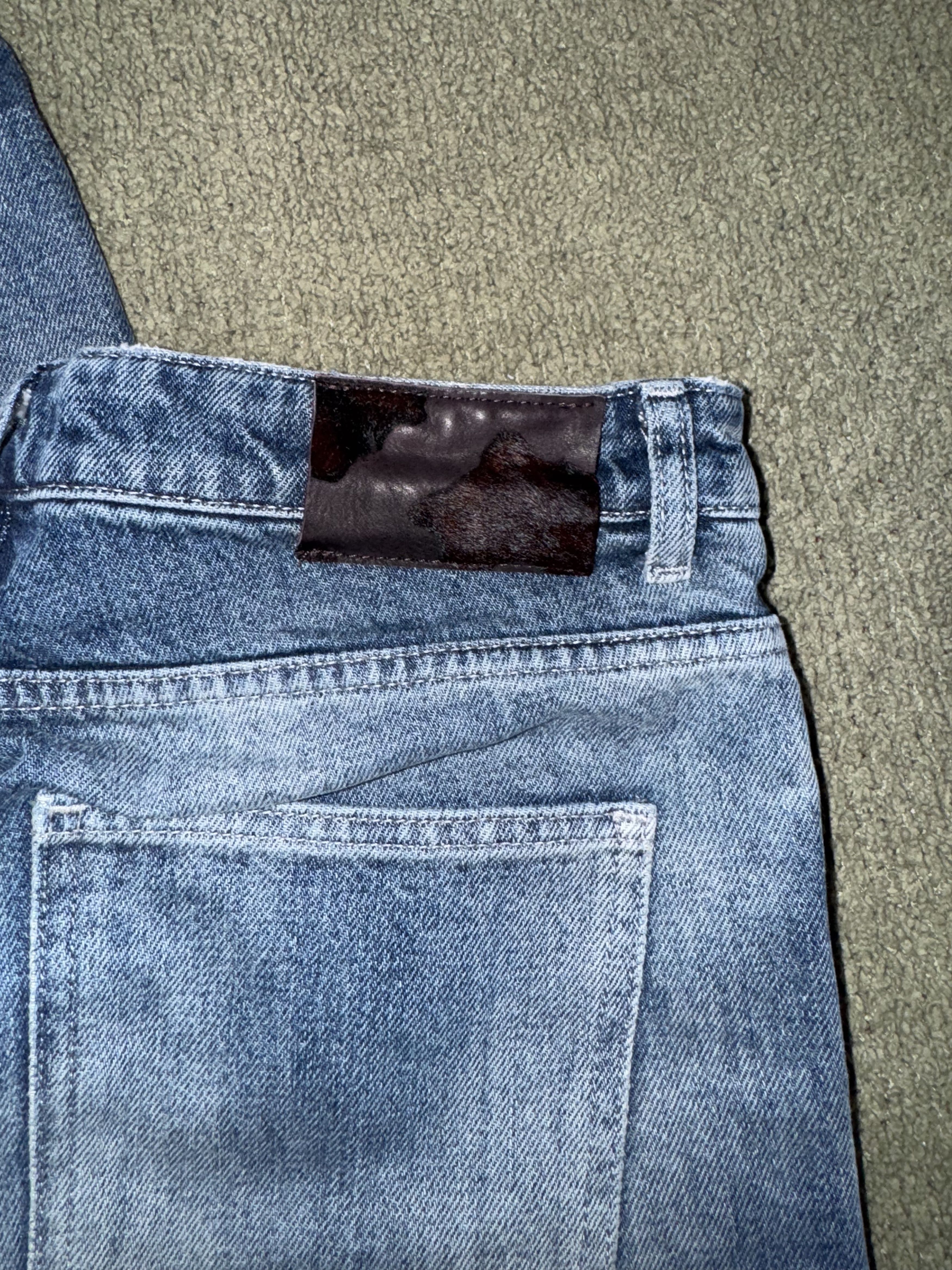 Other Pearled Ivory PI1211 Washed Indigo Denim - READ DESCRIPTION Size US 30 / EU 46 - 3 Thumbnail