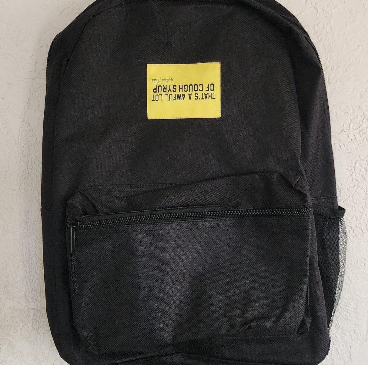 *RARE* Awful Lot of Cough Syrup Backpack *Defective Logo*