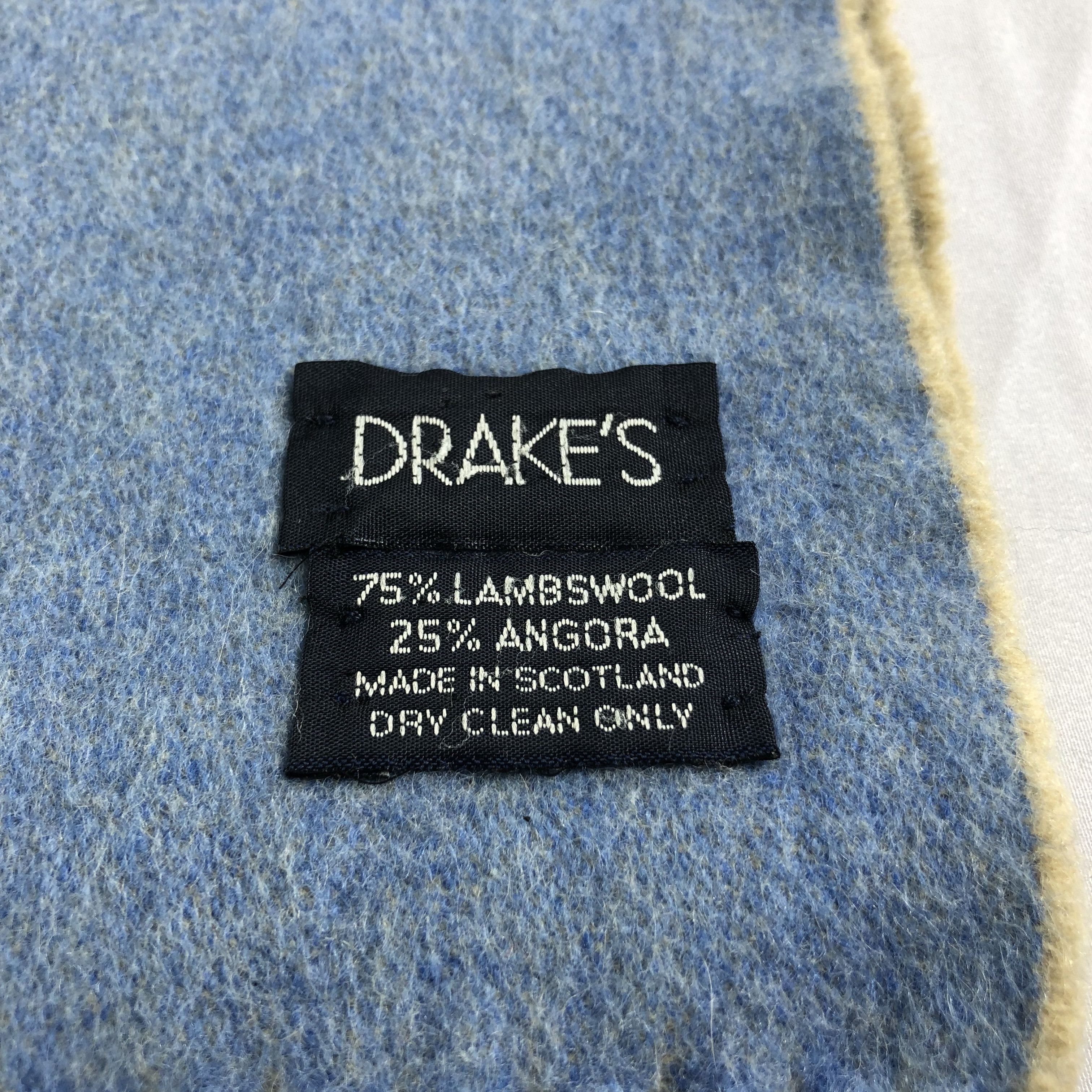Drake's Drake's Wool Scarf Muffler Neckwear V2283 Size ONE SIZE - 4 Thumbnail
