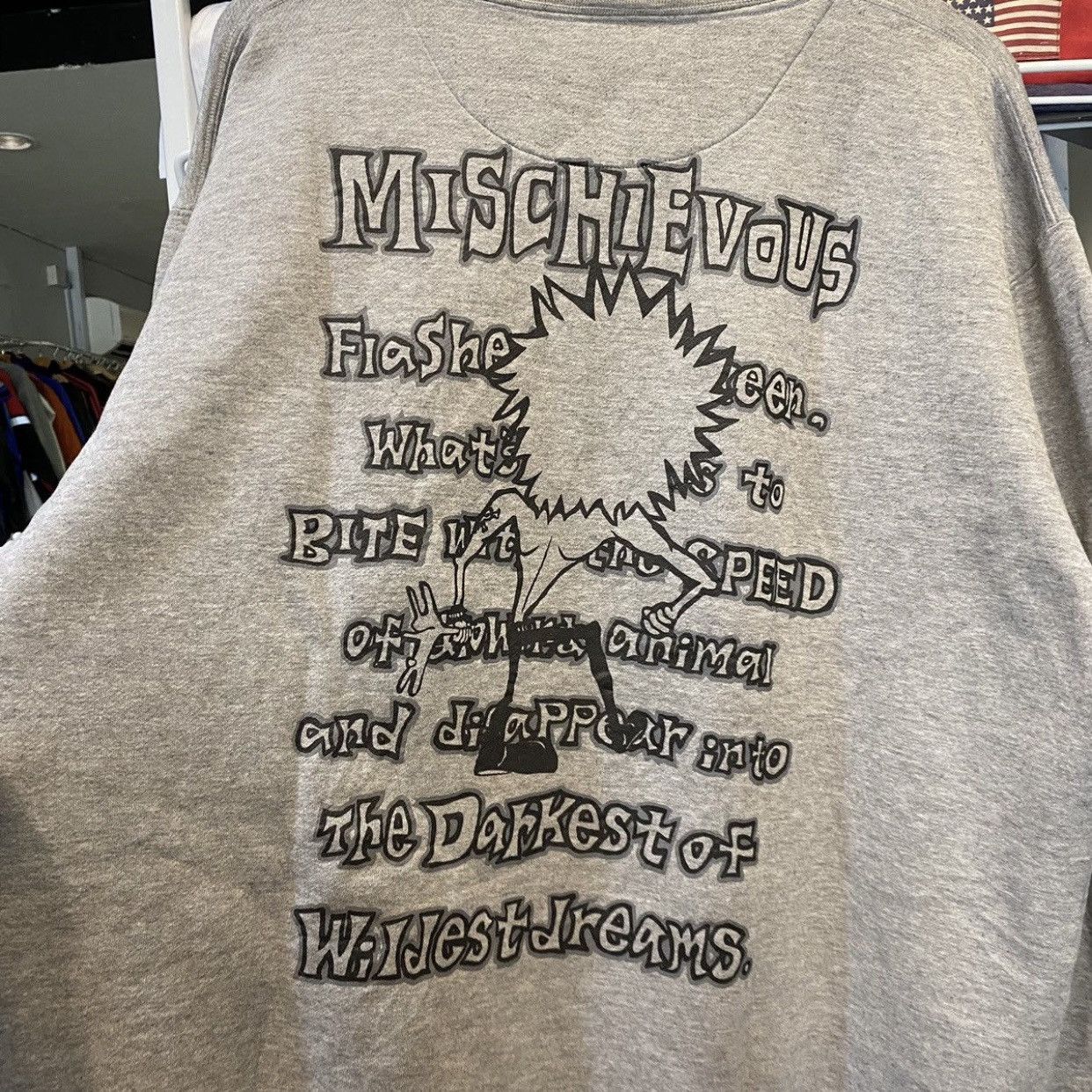 Cartoon Network × Japanese Brand MISCHIEVOUS SKUNK BLUE RABBIT Size US XXL / EU 58 / 5 - 6 Thumbnail