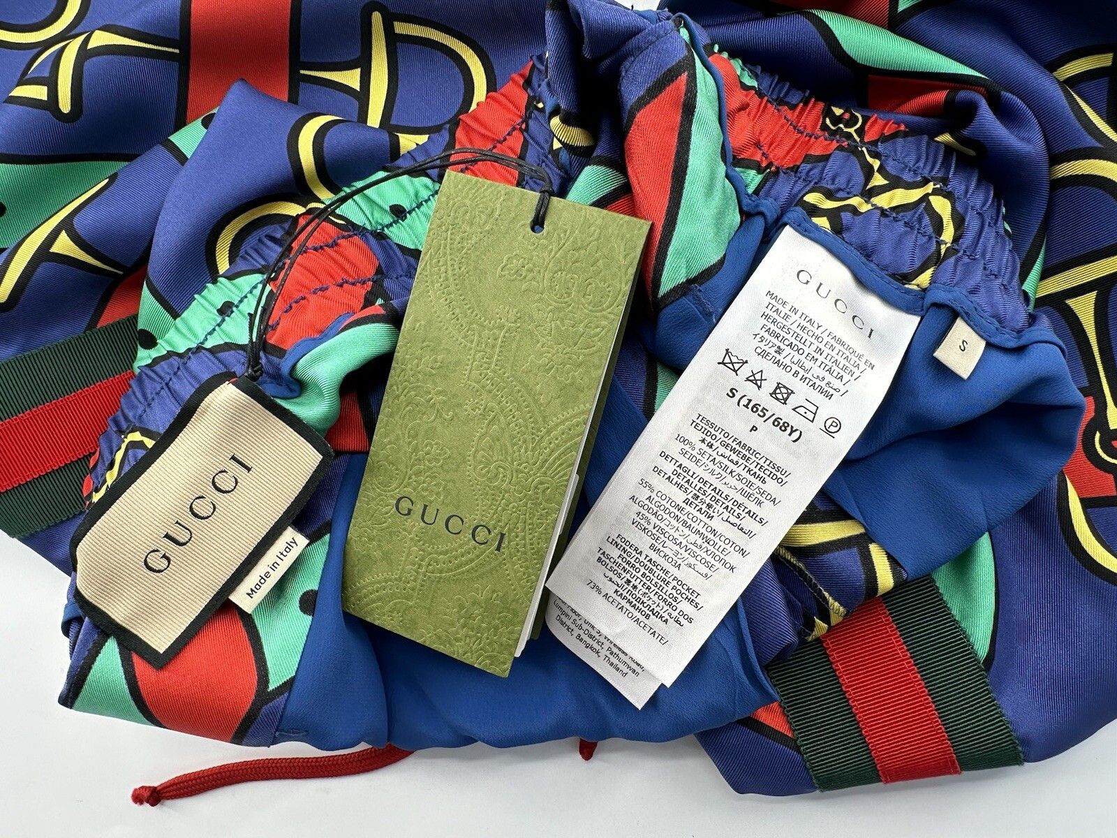 Gucci New Silk Pants Woman Gucci Size-S Size 27" / US 4 / IT 40 - 11 Thumbnail