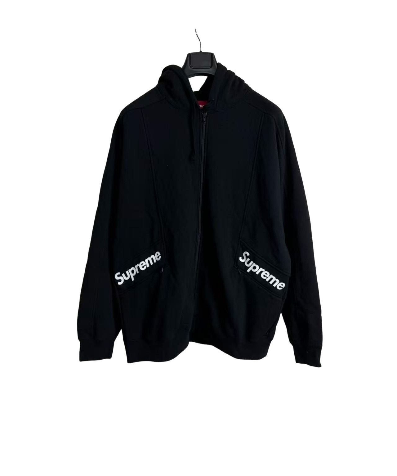 Supreme Supreme Knowledge Reigns Zip Up Hoodie Black (Size Small