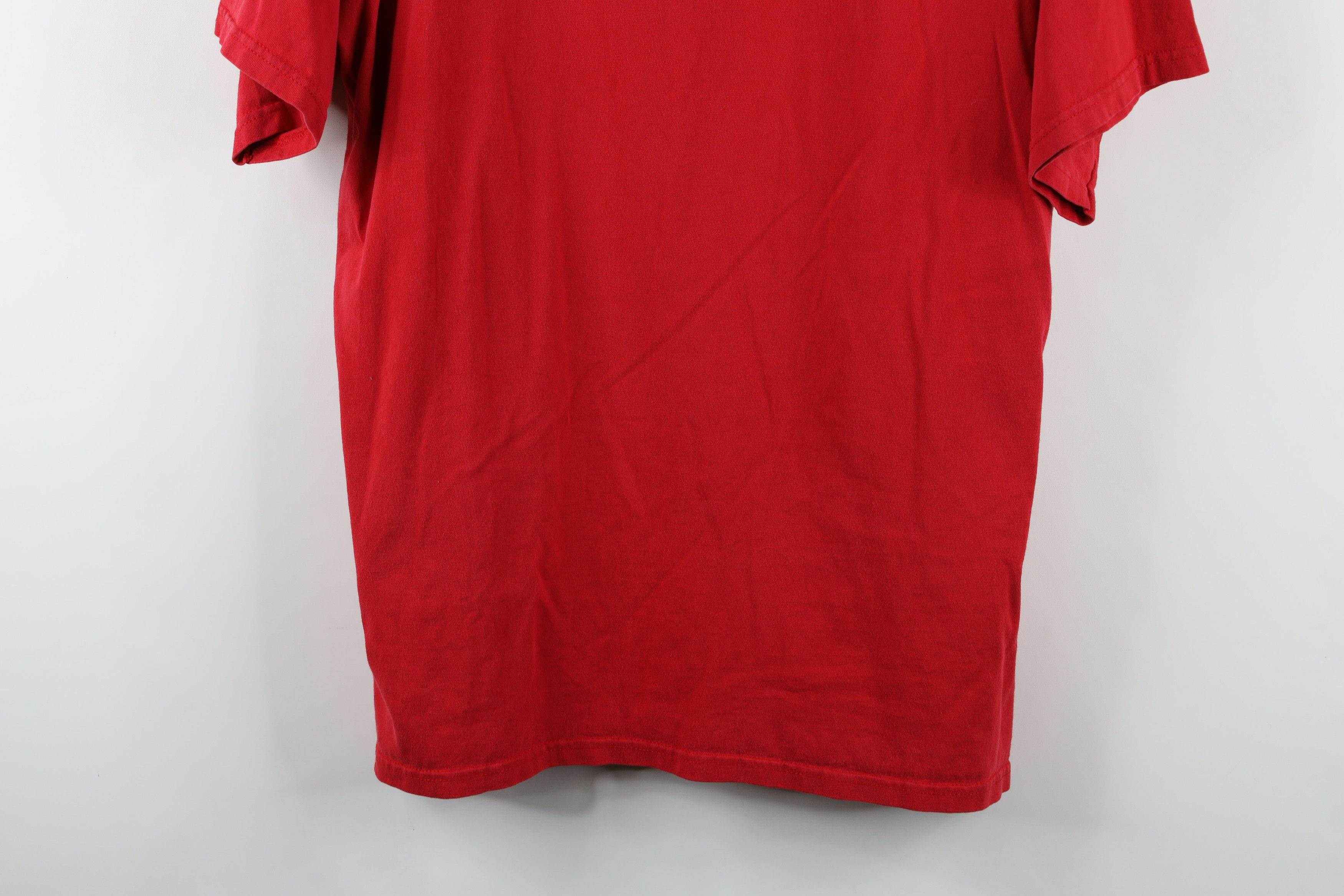 Adidas × Vintage Vintage Y2K 2003 Adidas Spell Out Short Sleeve T-Shirt Red Size US L / EU 52-54 / 3 - 3 Thumbnail