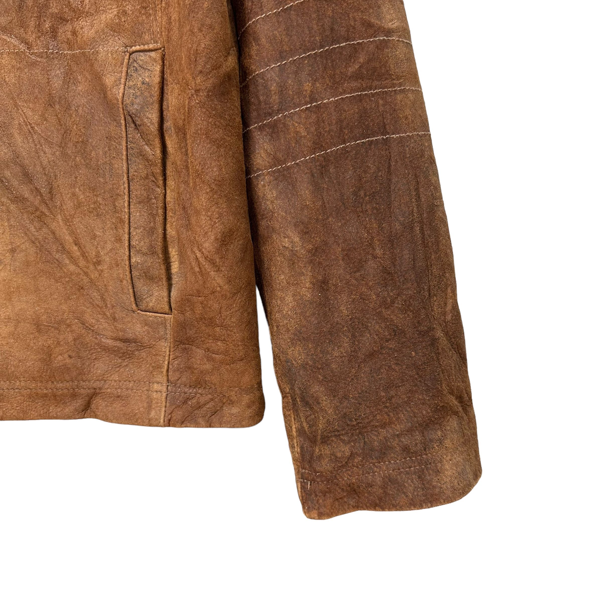 Japanese Brand BERNARDO Lamb Leather Motorcycle Jacket #A47-1088 Size US M / EU 48-50 / 2 - 6 Thumbnail