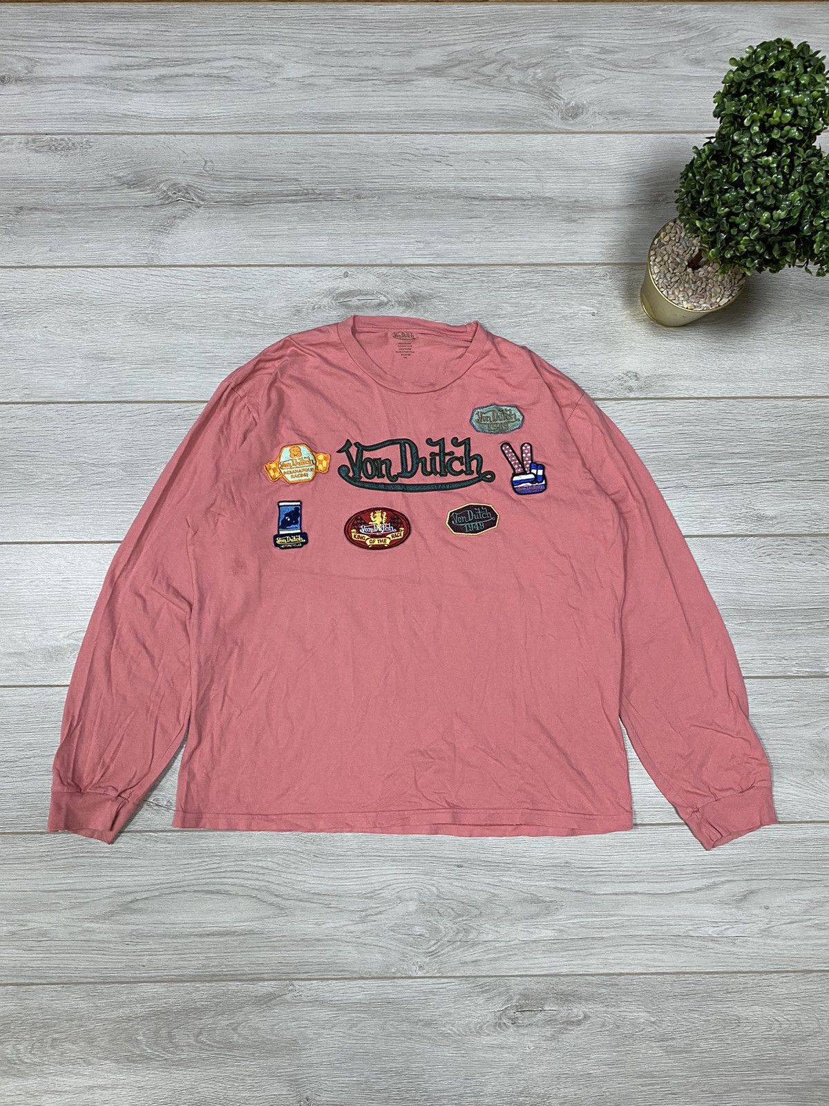 Von Dutch Von Dutch vintage multi logo big long sleeve Size US XXL / EU 58 / 5 - 2 Thumbnail