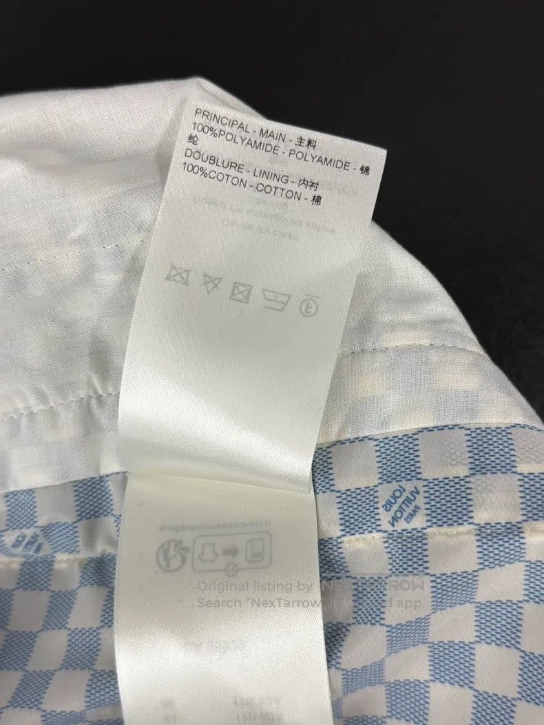 Louis Vuitton Louis Vuitton White checkerboard shorts Size US 34 / EU 50 - 6 Thumbnail
