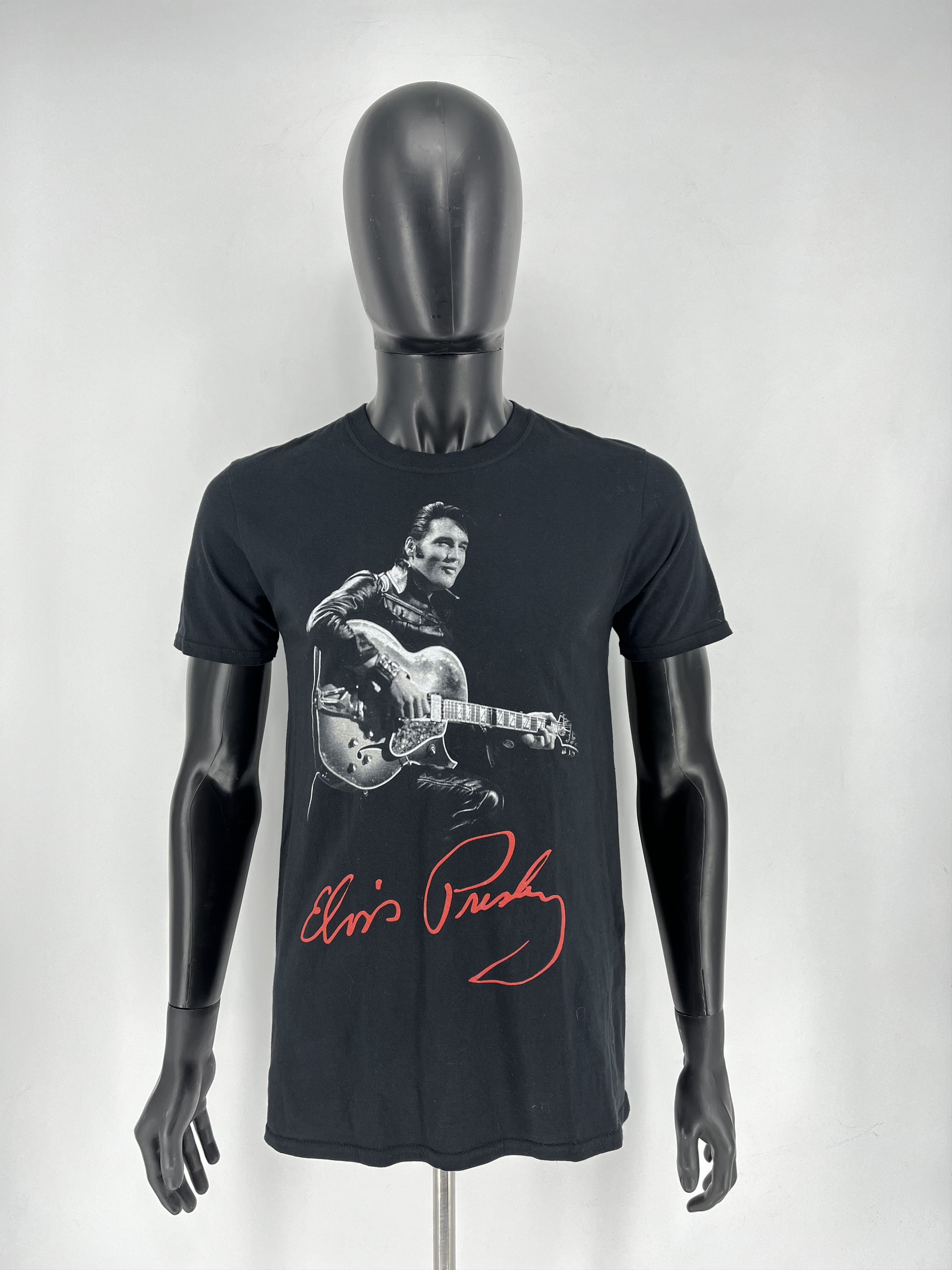 Band Tees Gildan Black Elvis Presley Shirt Mens Size XL Size US M / EU 48-50 / 2 - 2 Thumbnail