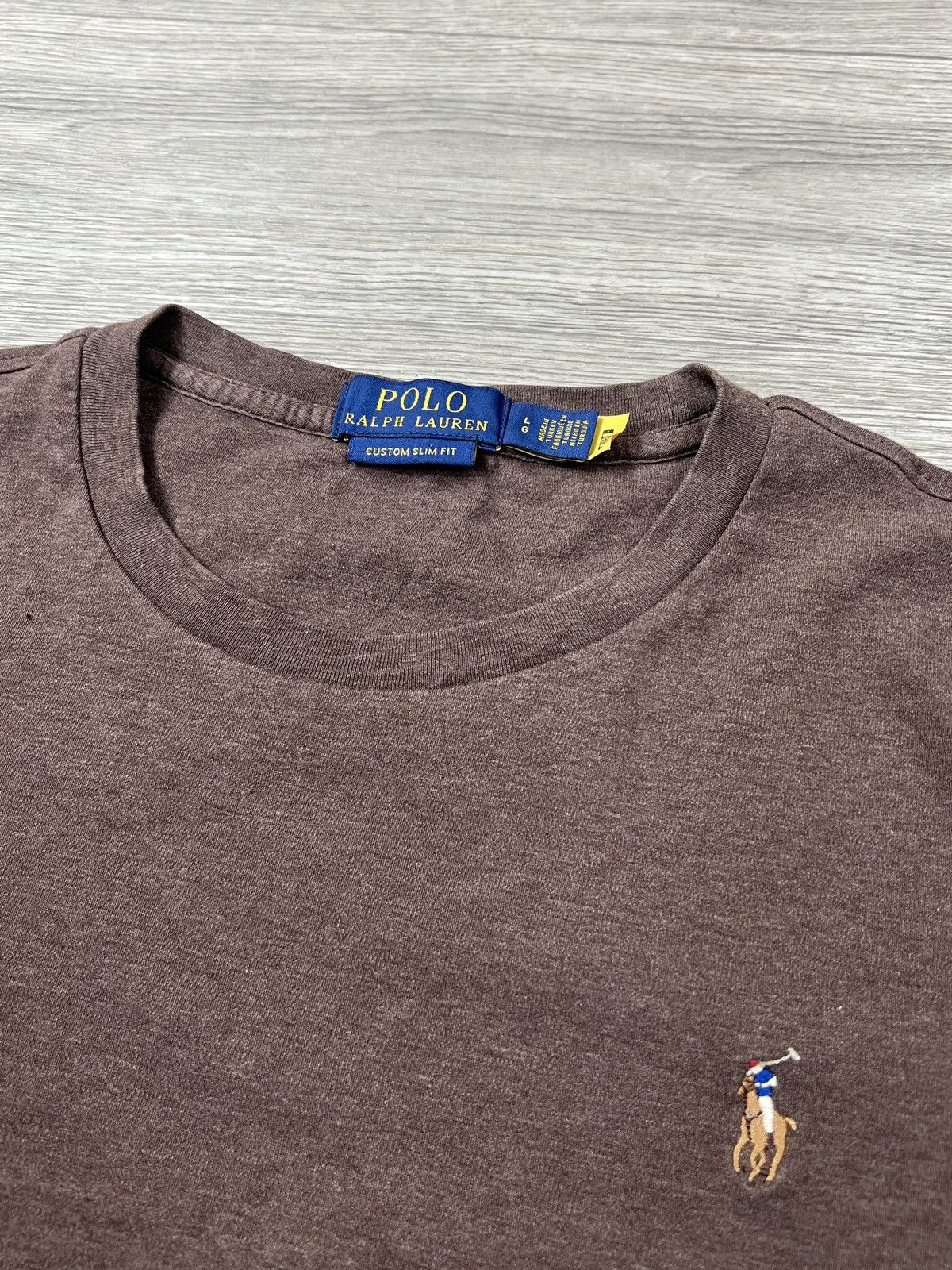 Polo Ralph Lauren Polo Ralph Lauren Earth Tone Brown Classic Tee Men’s Size L Size US L / EU 52-54 / 3 - 3 Thumbnail