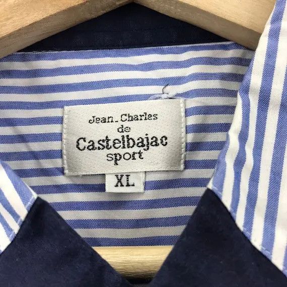 Jean Charles De Castelbajac Vtg JEAN CHARLES De CASTELBAJAC Striped Art Casual Tee Shirt Size XL / US 12-14 / IT 48-50 - 4 Thumbnail