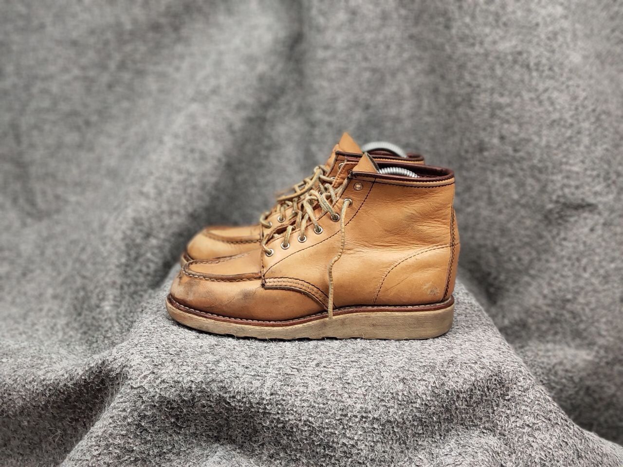 Red Wing Vintage Red Wing Moc Toe 3374 Faded Leather Boots Shoes Size US 5 / EU 37 - 10 Thumbnail