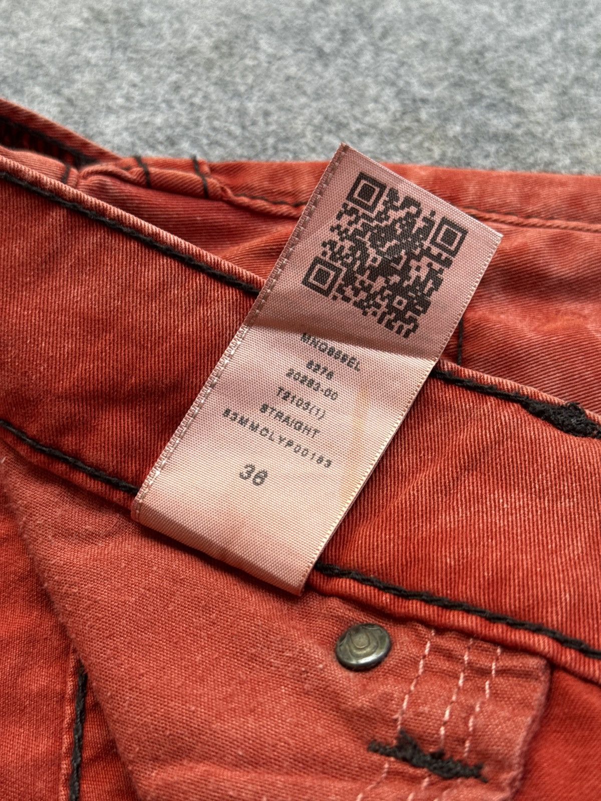 True Religion Vintage Y2k Red True Religion Jeans Size US 38 / EU 54 - 4 Thumbnail