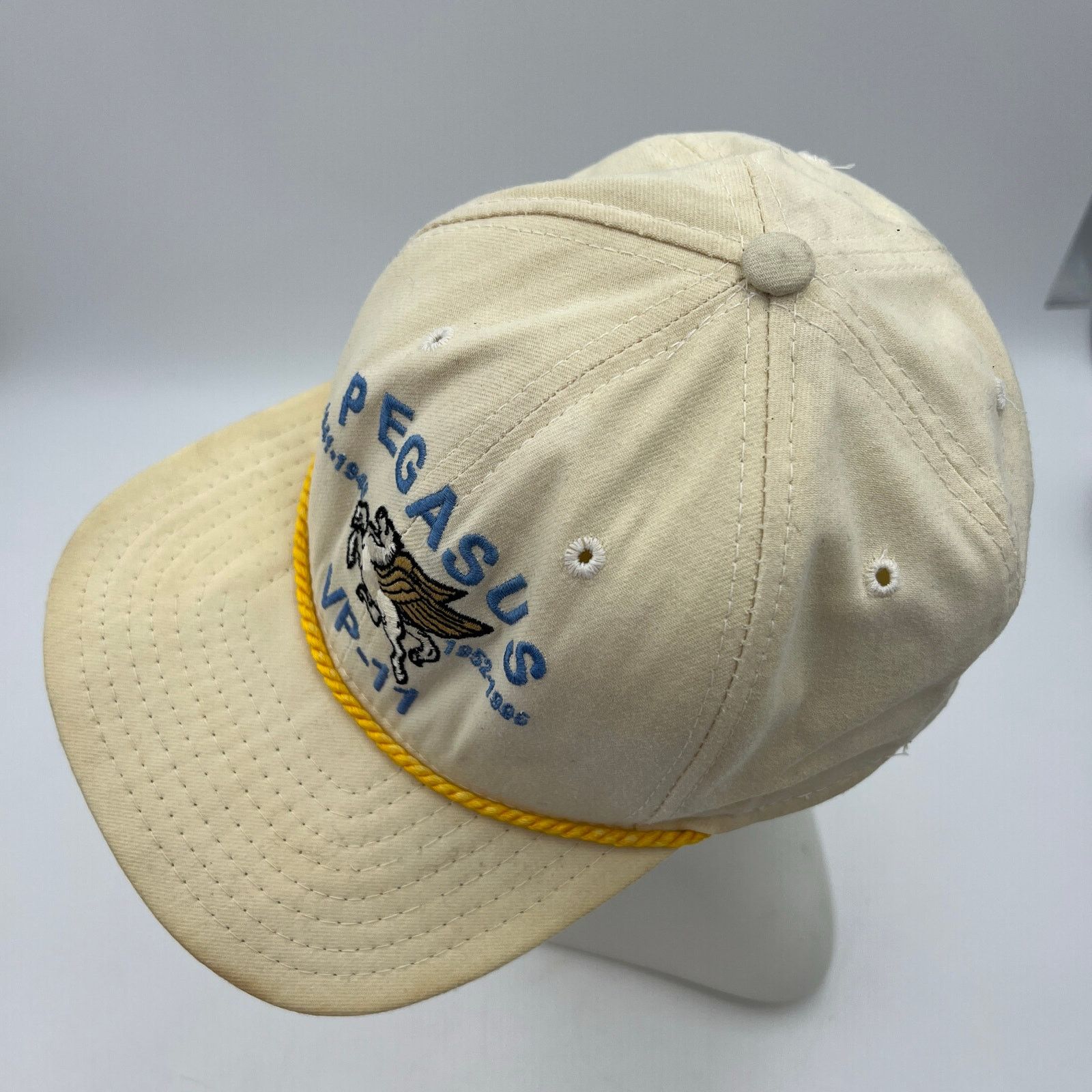 New Era Vintage New Era Baseball Hat Pegasus Cream Size ONE SIZE - 3 Thumbnail