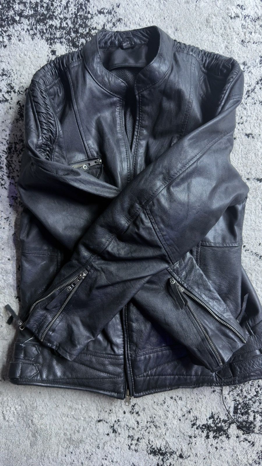 Other Black Leather jacket Size L / US 10 / IT 46 - 3 Thumbnail